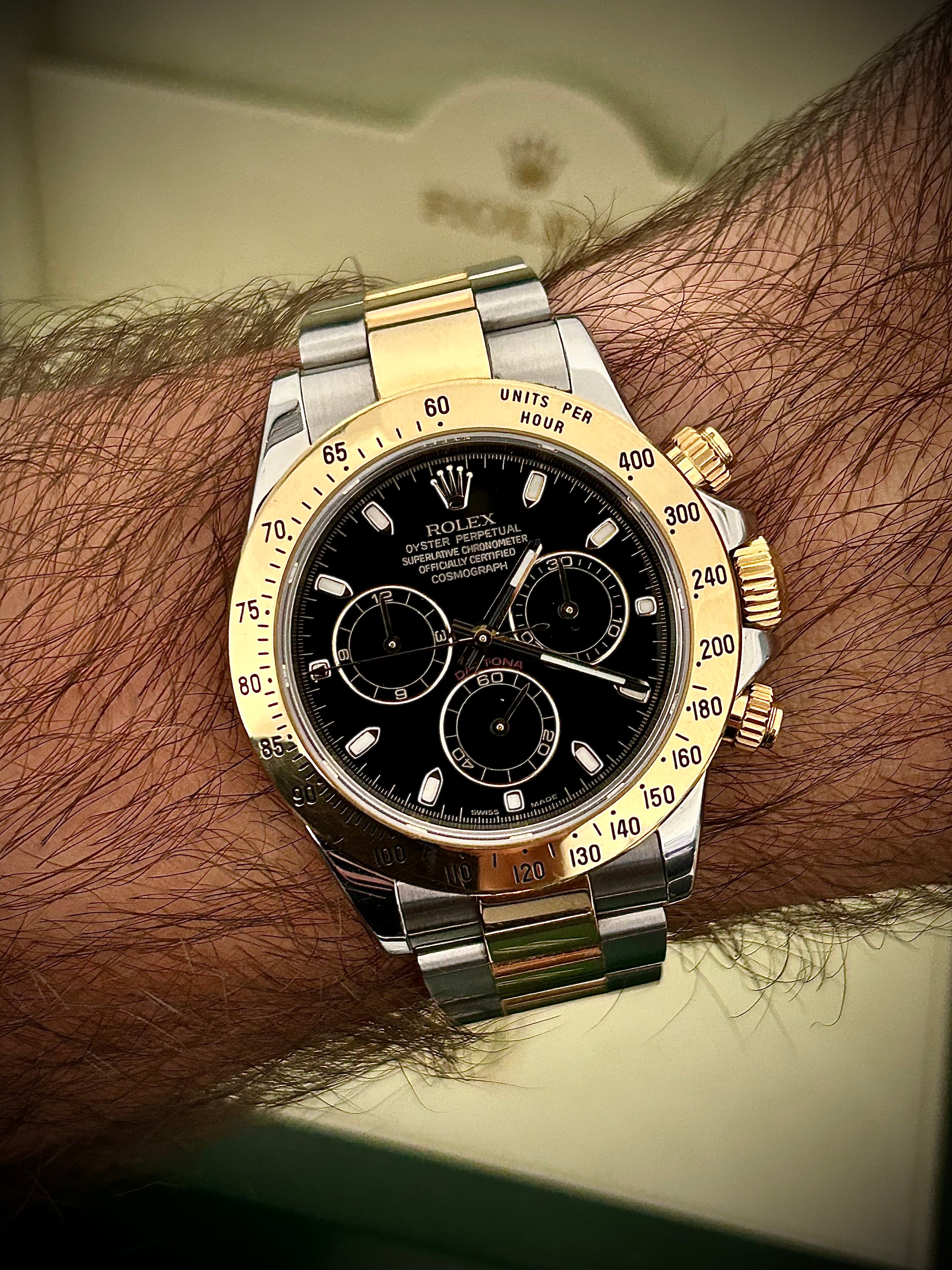 2005 ROLEX COSMOGRAPH DAYTONA, 116523, FULL SET, INC GST