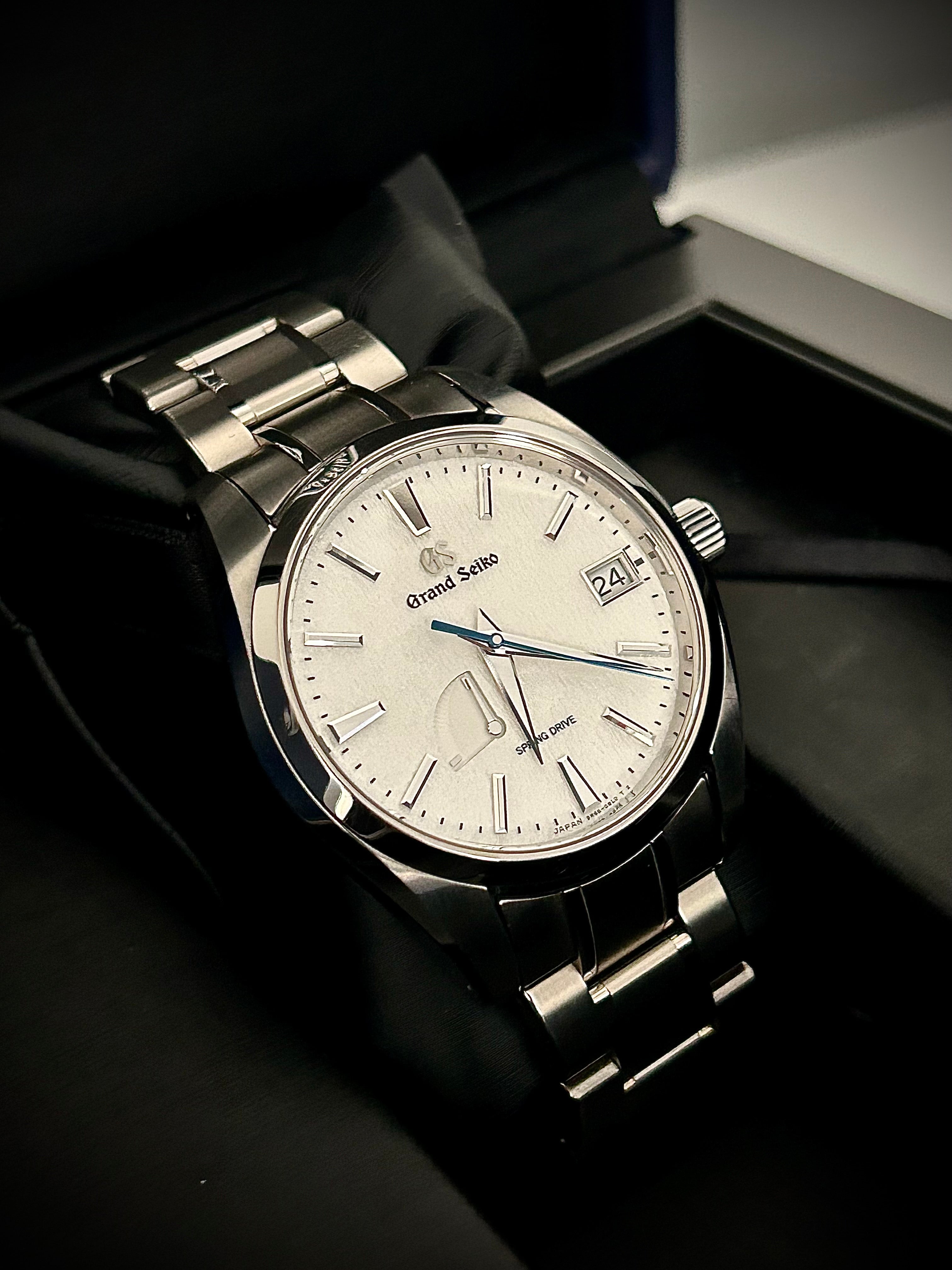 2019 GRAND SEIKO HERITAGE, SNOW FLAKE, 9R65-0AE0, FULL SET, INC GST