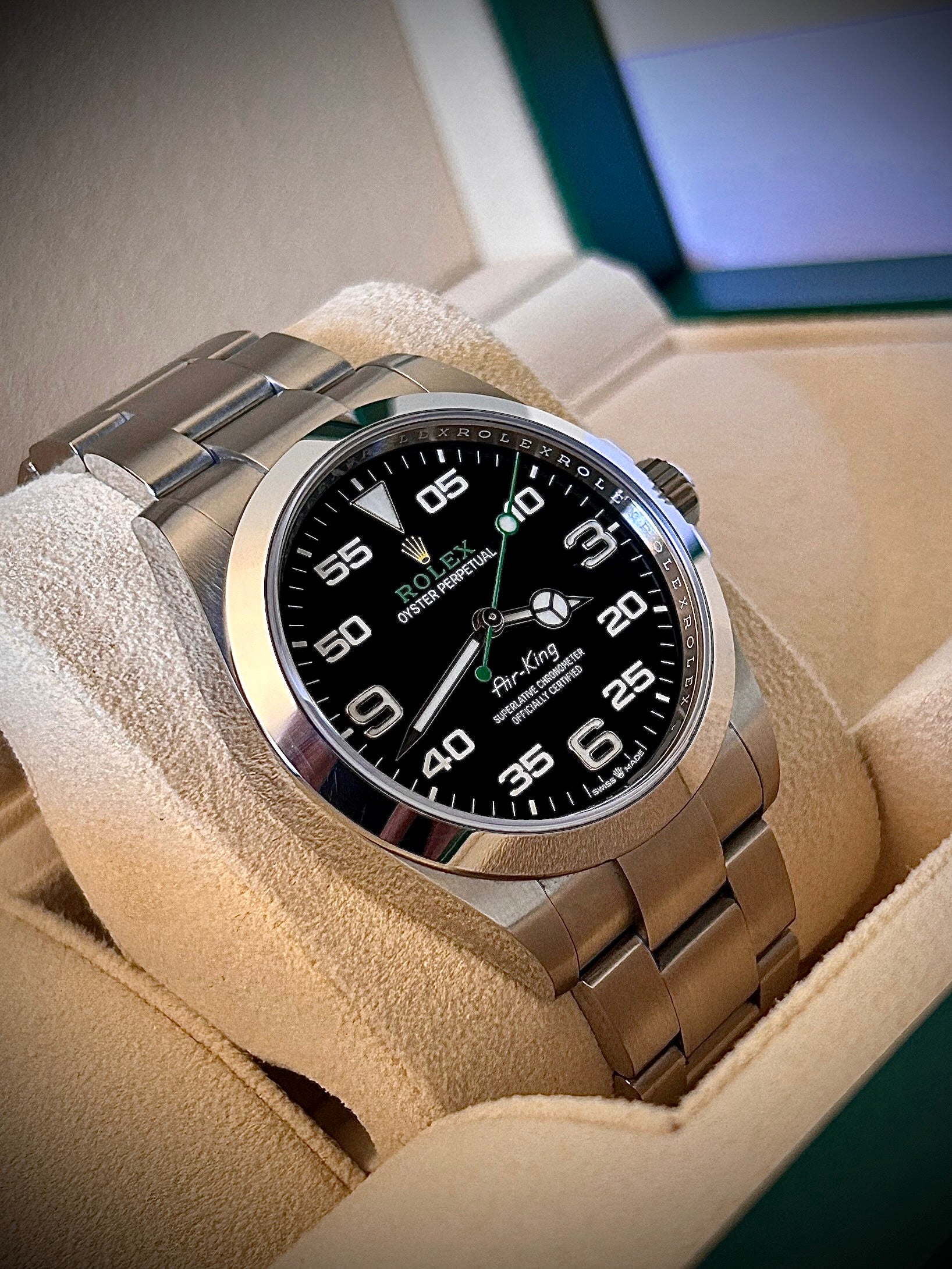 2022 ROLEX AIR KING, 126900, FULL SET, INC GST