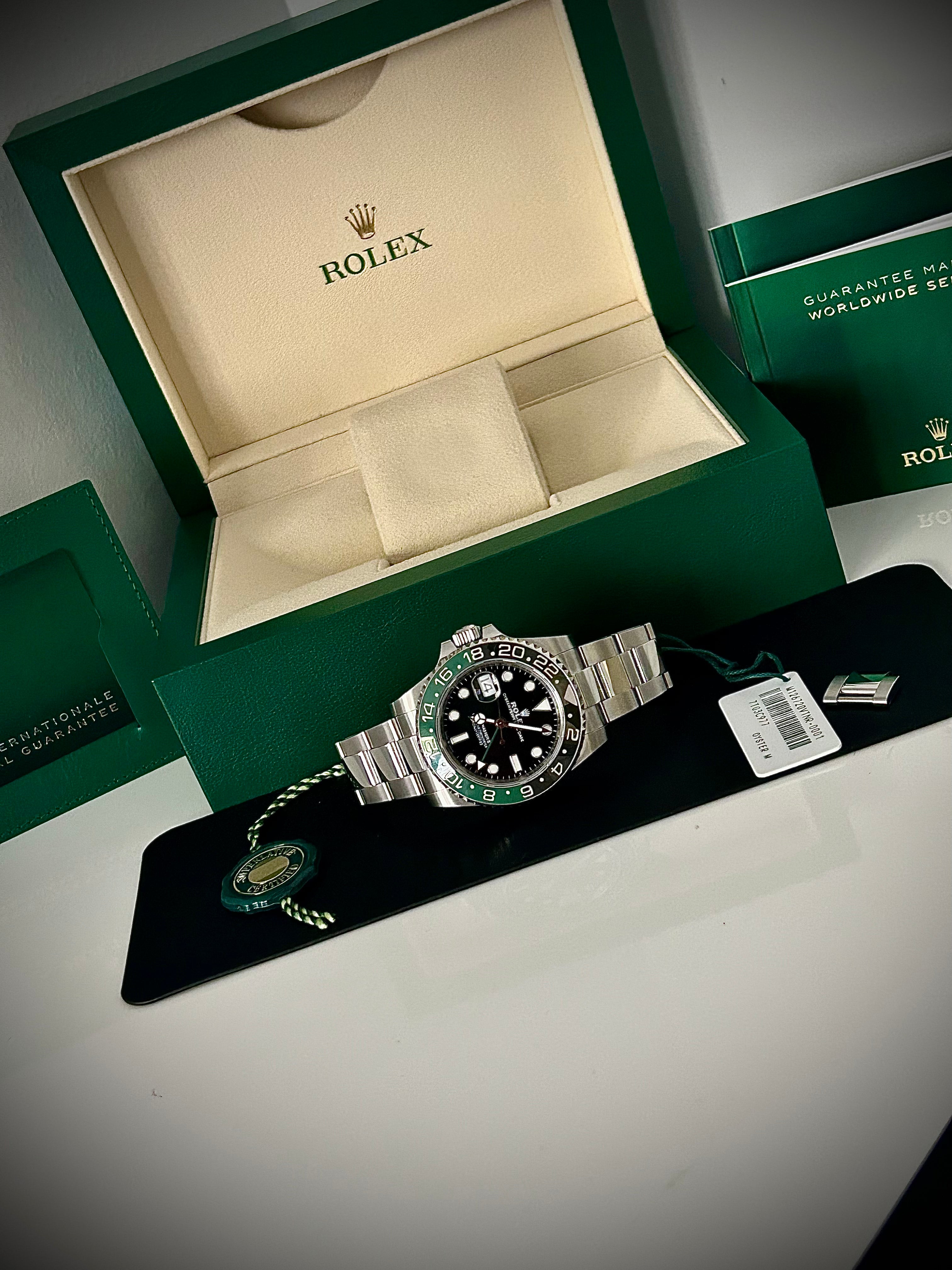2022 ROLEX GMT-MASTER II, FULL SET, INC GST