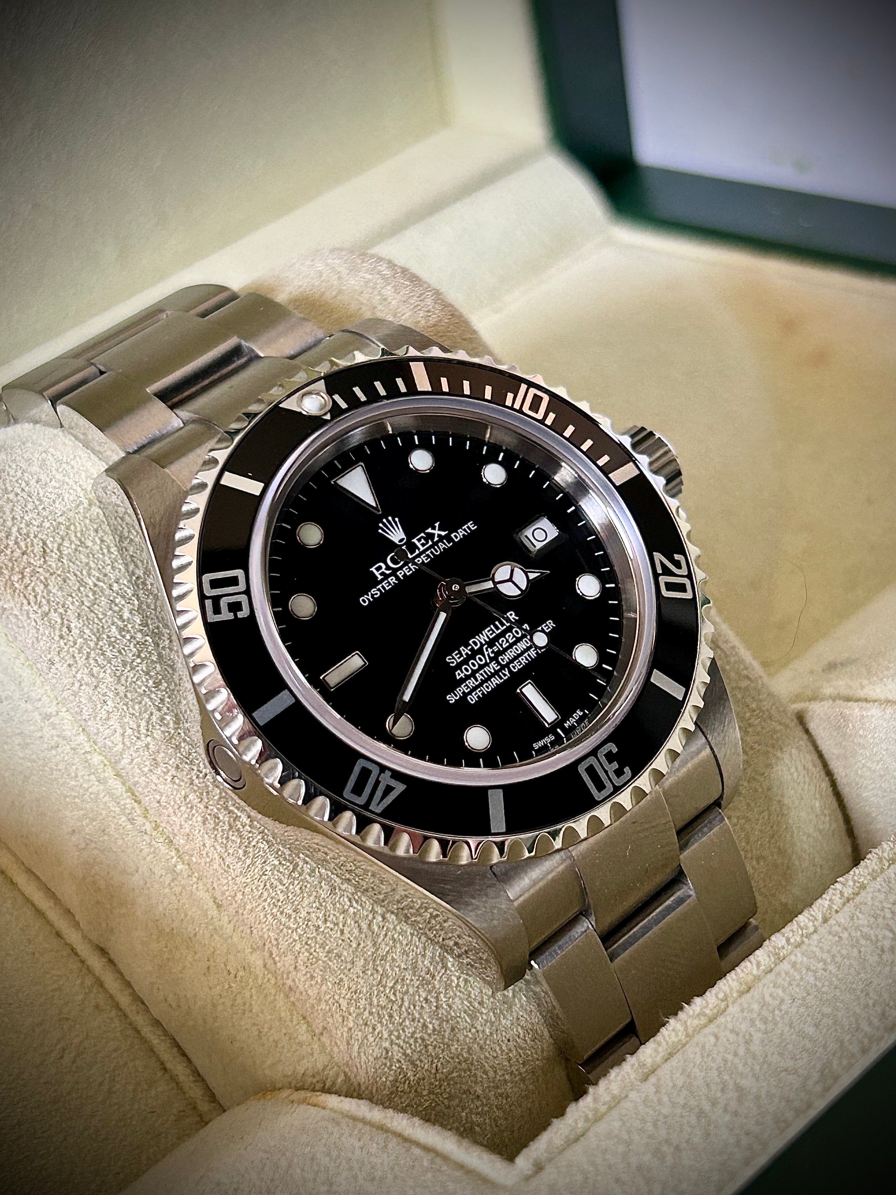 2007 ROLEX SEA-DWELLER 16600, FULL SET, INC GST