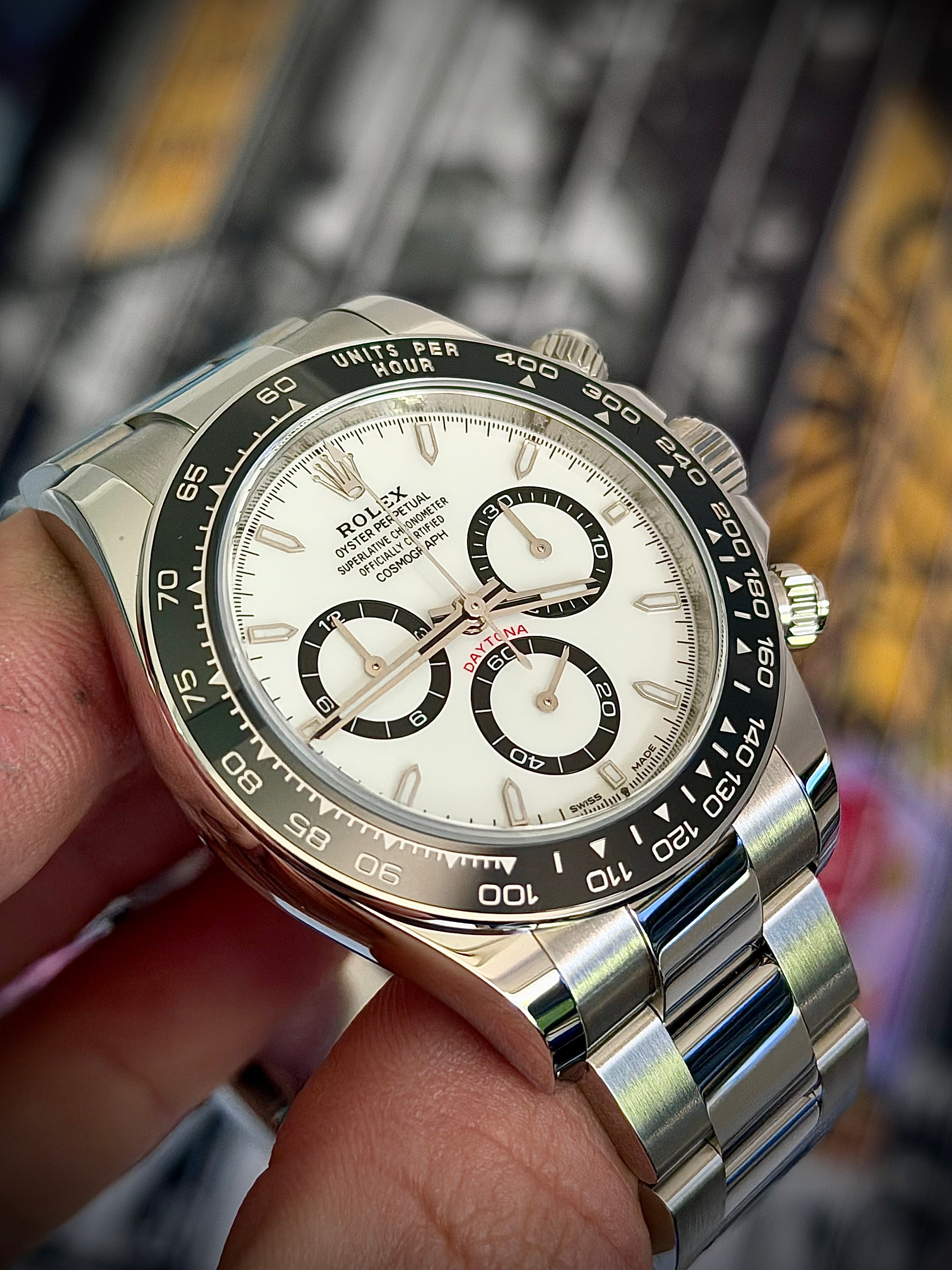 2026 ROLEX COSMOGRAPH DAYTONA “PANDA”, 126500LN, FULL SET, AS NEW, INC GST