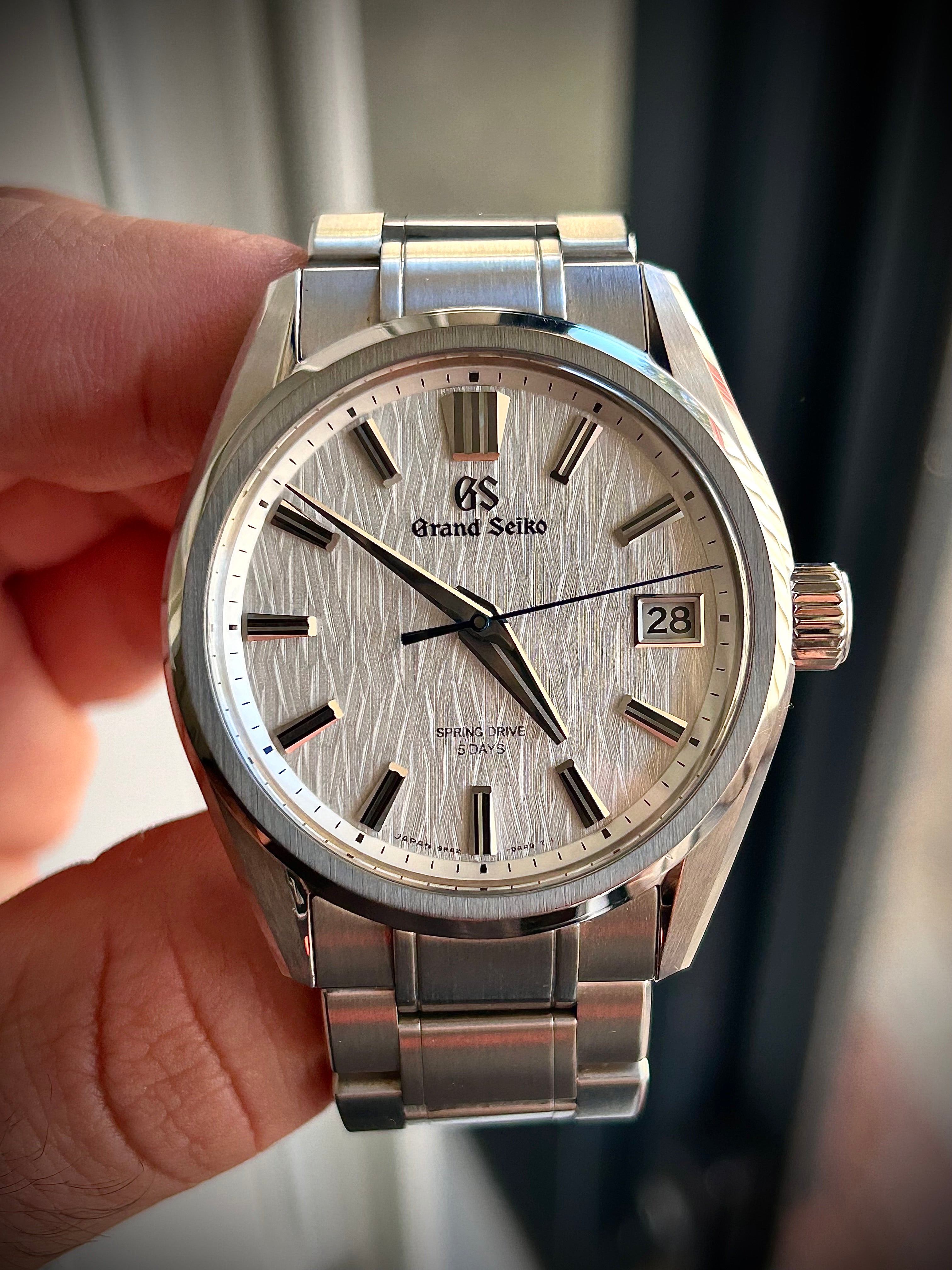 2024 GRAND SEIKO EVOLUTION 9 SPRING DRIVE, WHITE BIRCH, SLGA009, FULL SET, INC GST