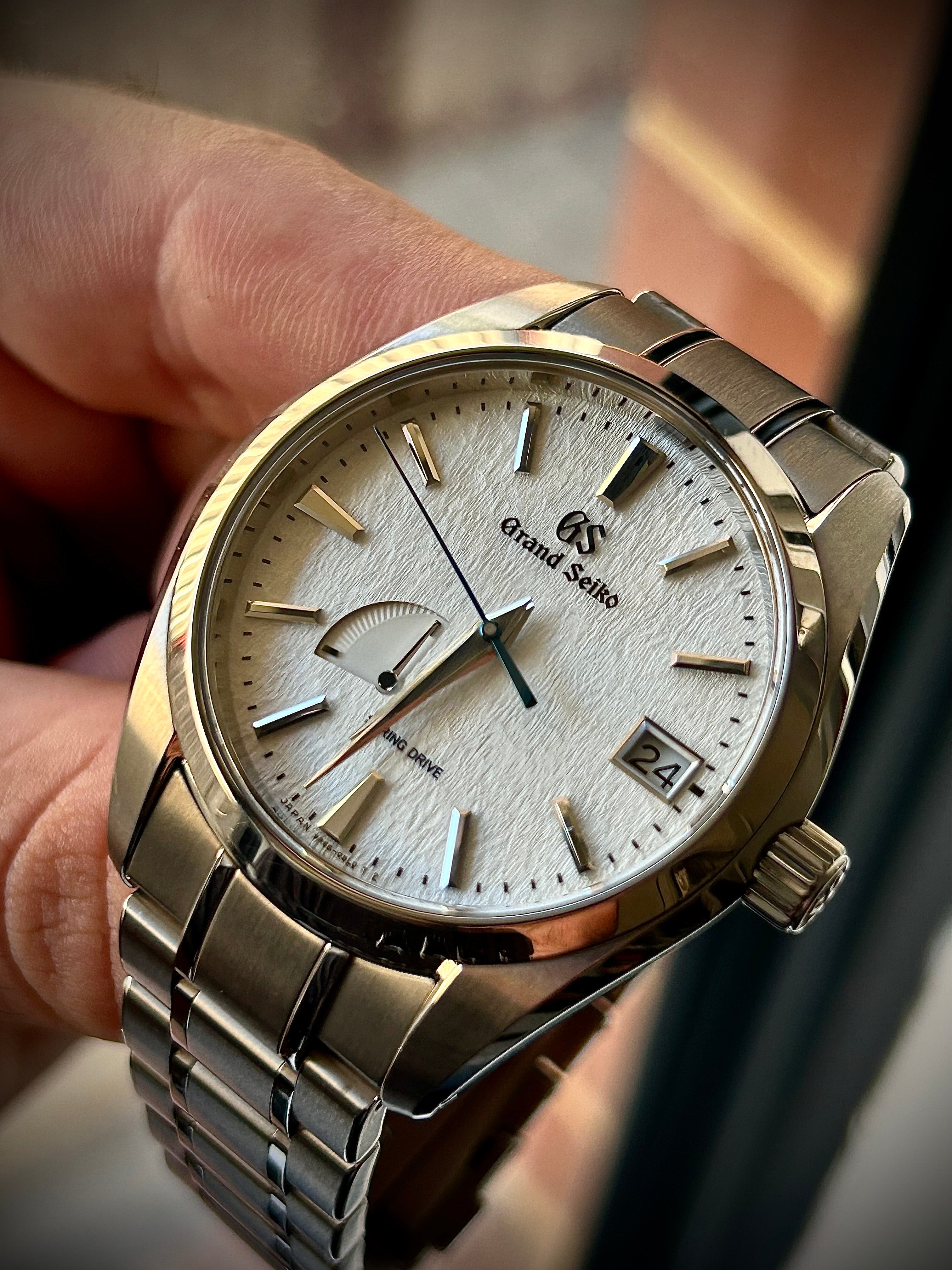 2019 GRAND SEIKO HERITAGE, SNOW FLAKE, 9R65-0AE0, FULL SET, INC GST