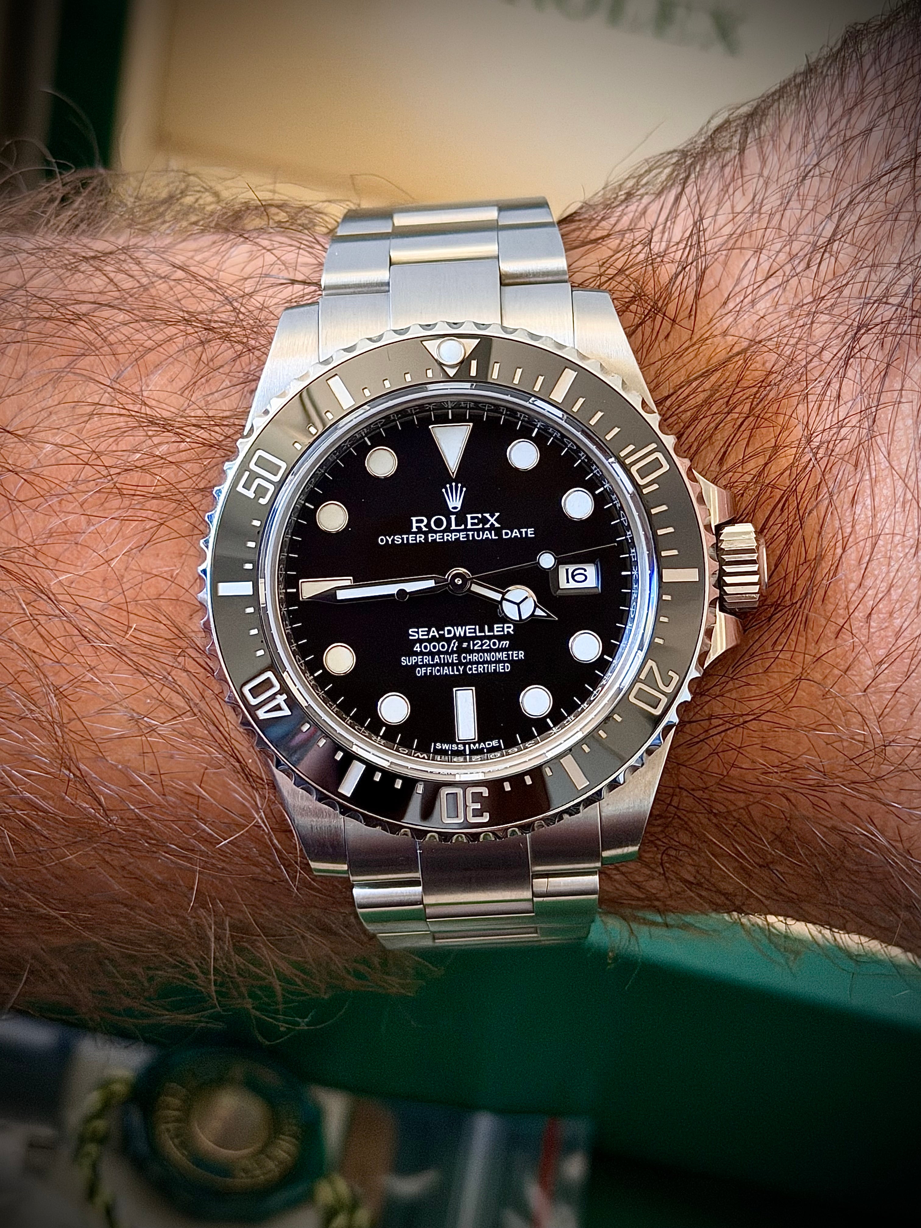 2017 ROLEX SEA-DWELLER 4000, 116600, FULL SET, INC GST