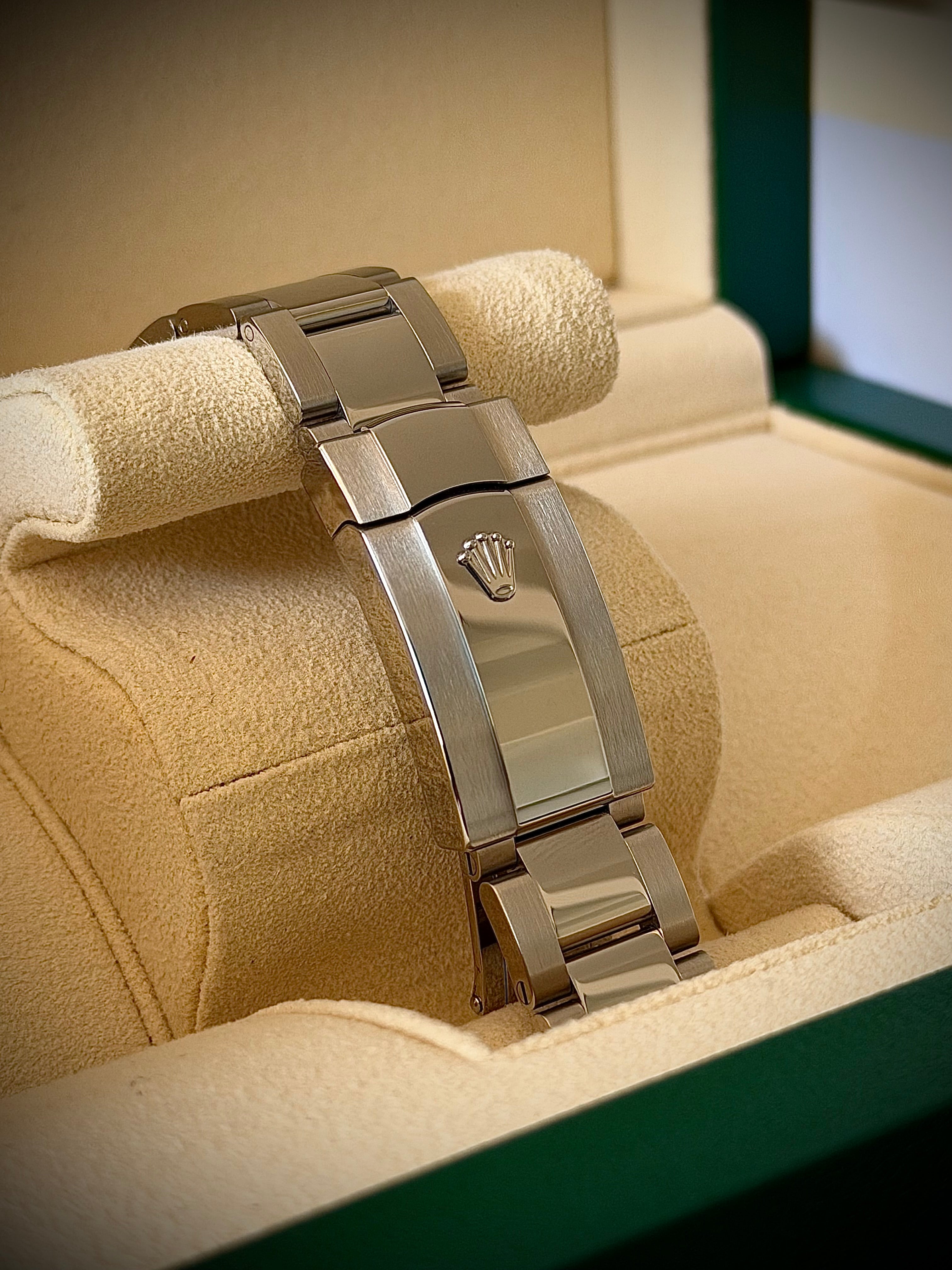 2023 ROLEX DATEJUST 41, AZZURO BLUE, 126300, AS NEW, FULL SET, INC GST