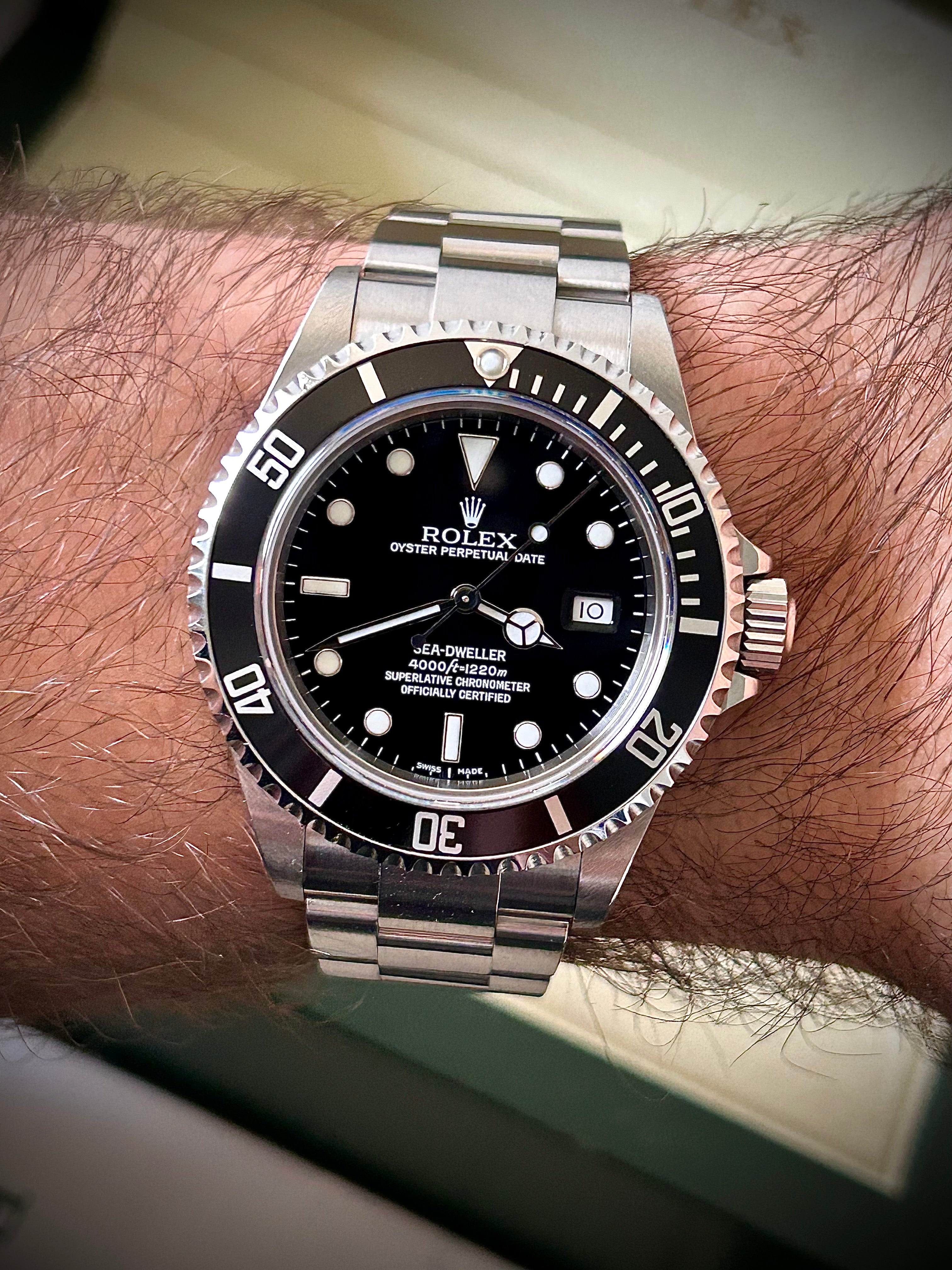 2007 ROLEX SEA-DWELLER 16600, FULL SET, INC GST
