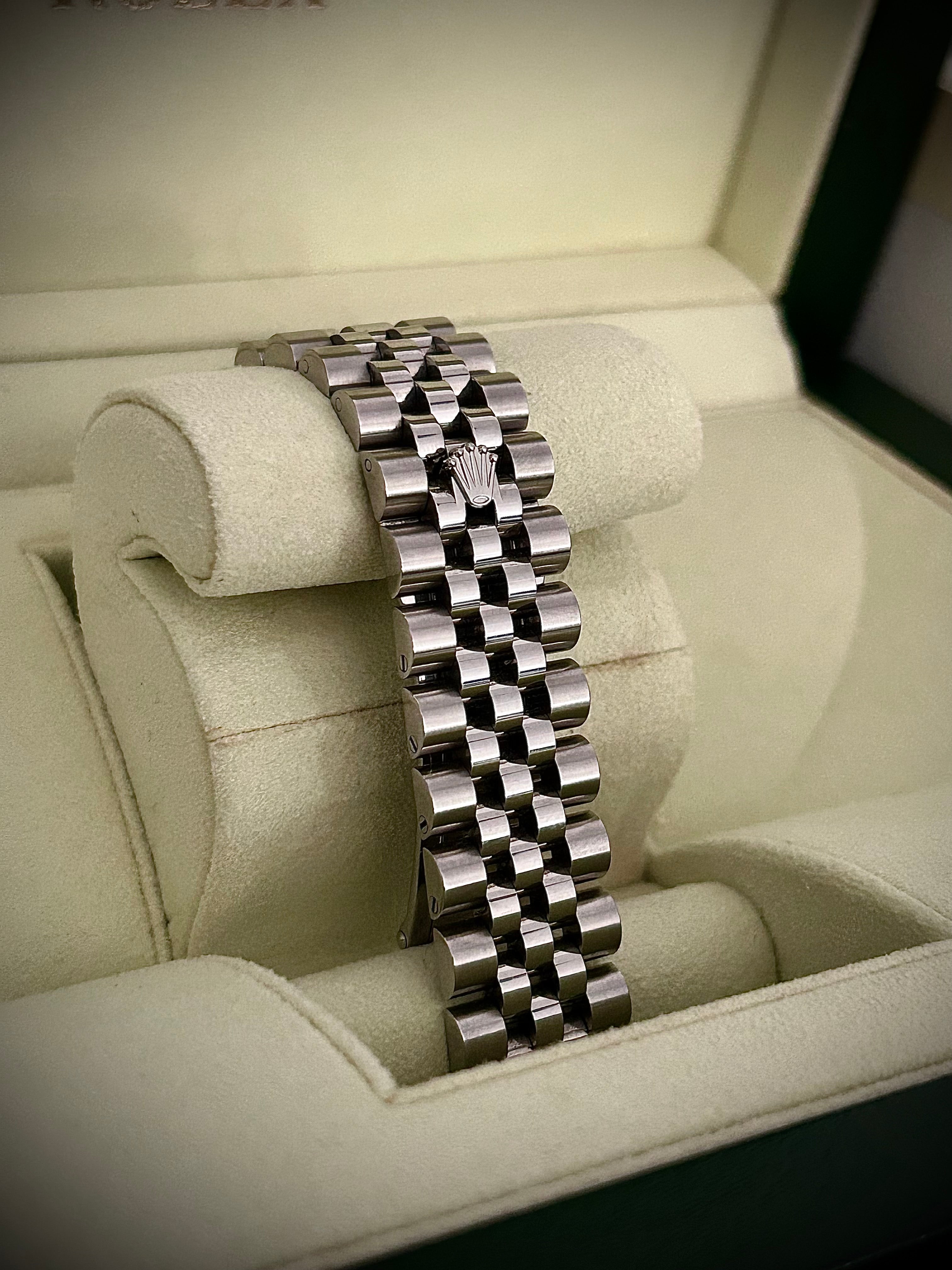 2013 ROLEX DATEJUST 36, 116234G, BLACK DIAMOND DIAL, FULL SET, INC GST