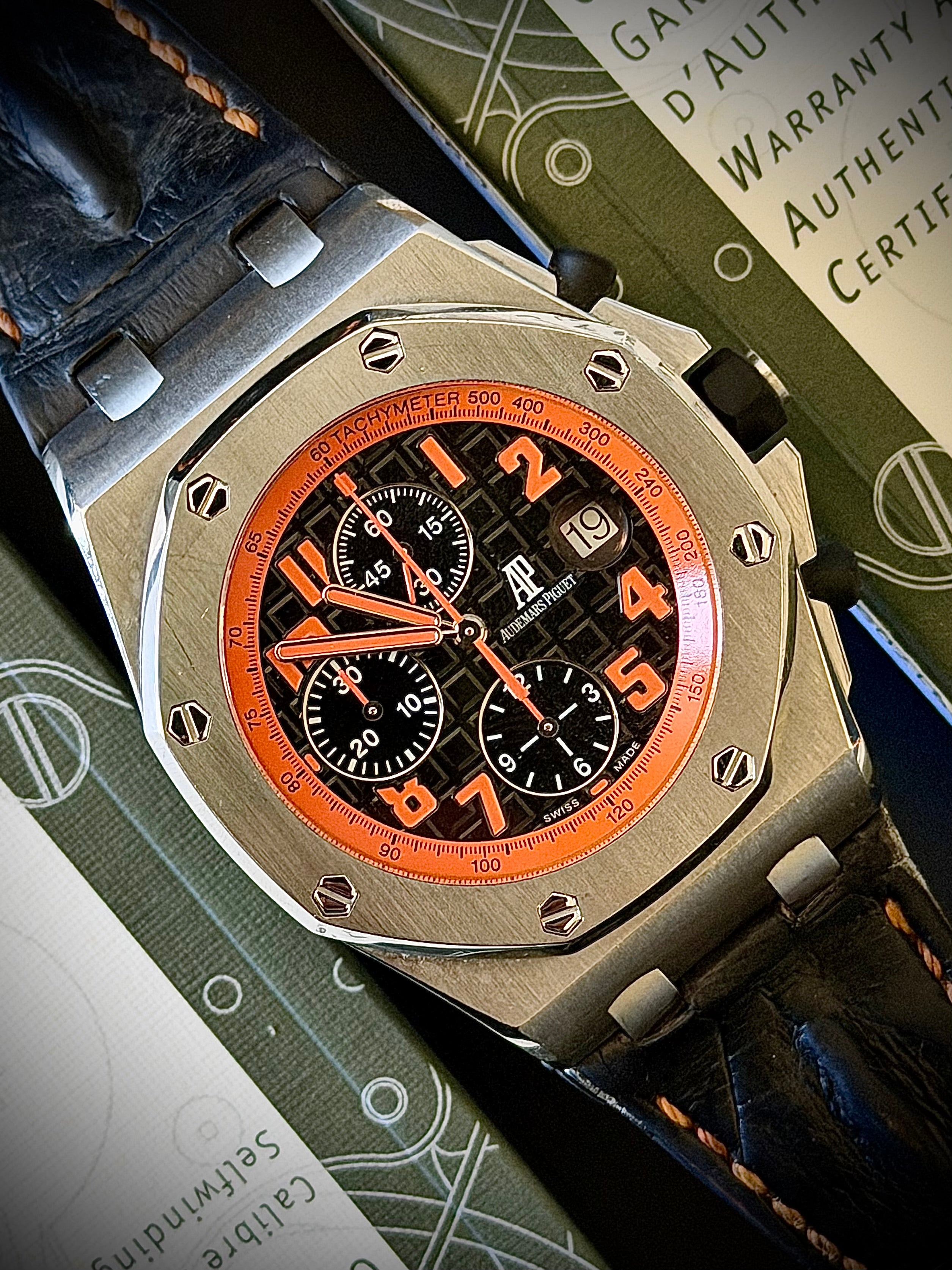 2010 AUDEMARS PIGUET ROYAL OAK OFFSHORE “VOLCANO”, 26170ST.OO.D101CR.01, FULL SET, INC GST