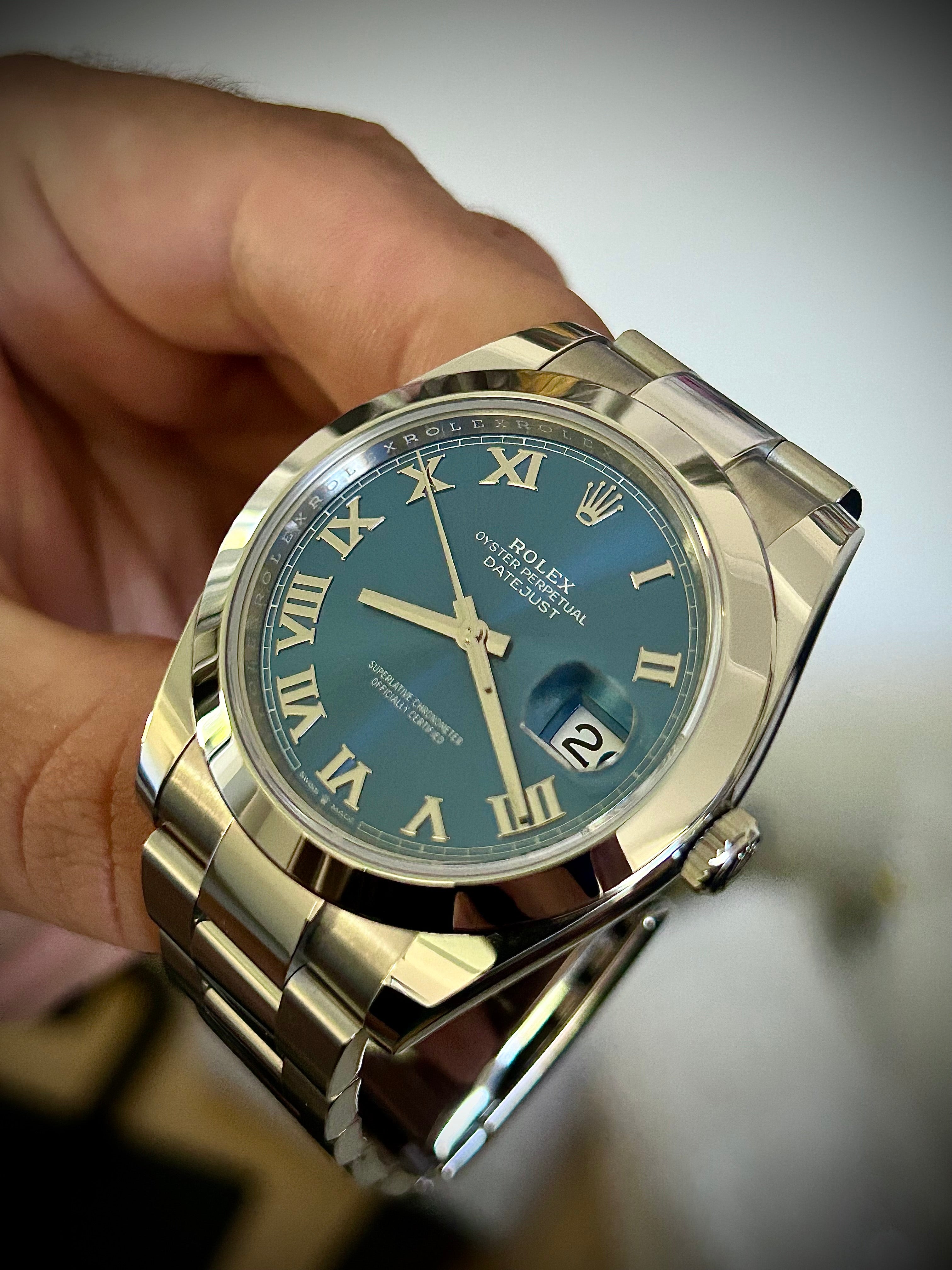 2025 ROLEX DATEJUST 41, 126300, AZZURO, FULL SET, INC GST