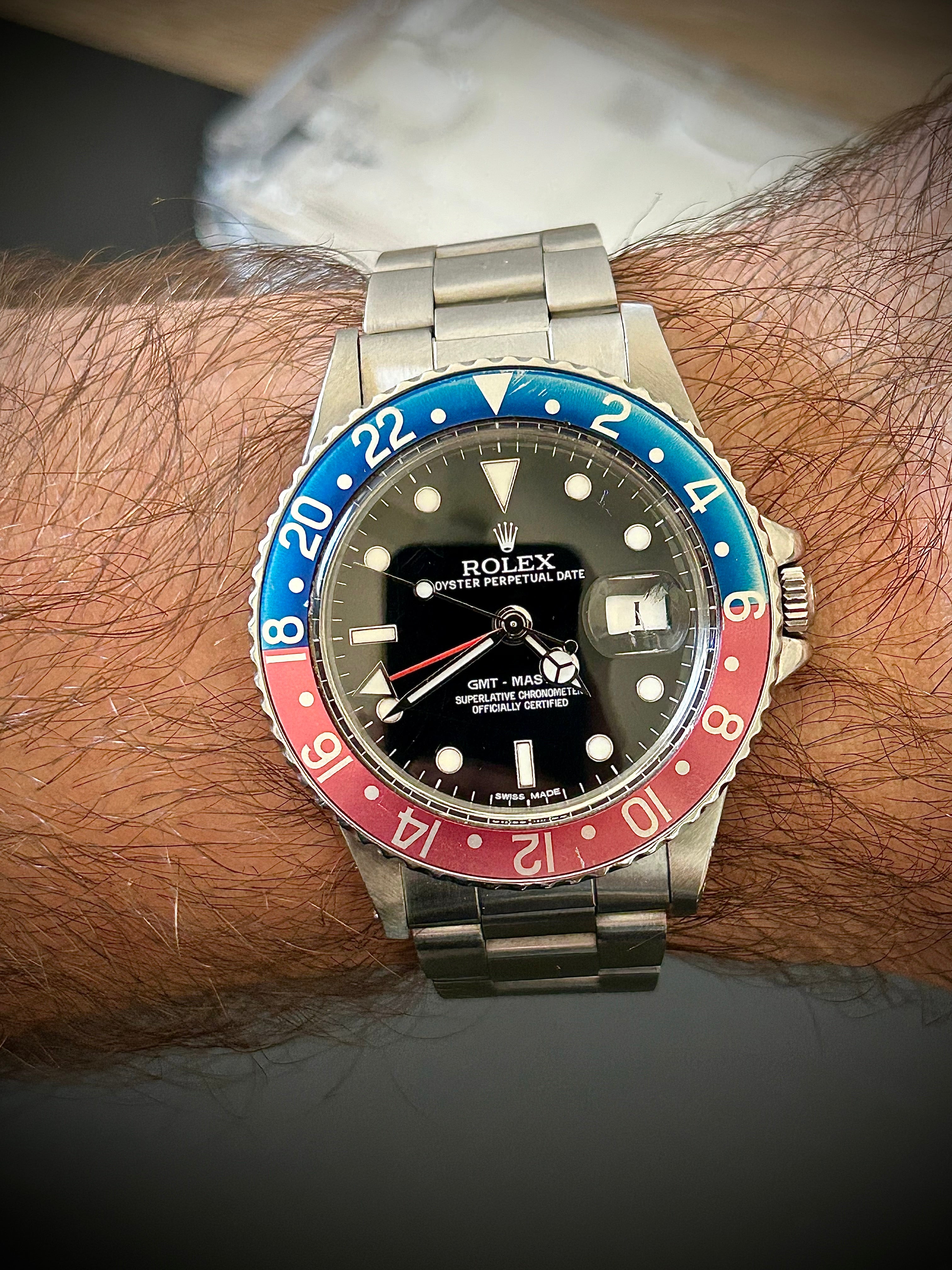 1983 ROLEX GMT-MASTER, PEPSI, 16750, WATCH ONLY, INC GST