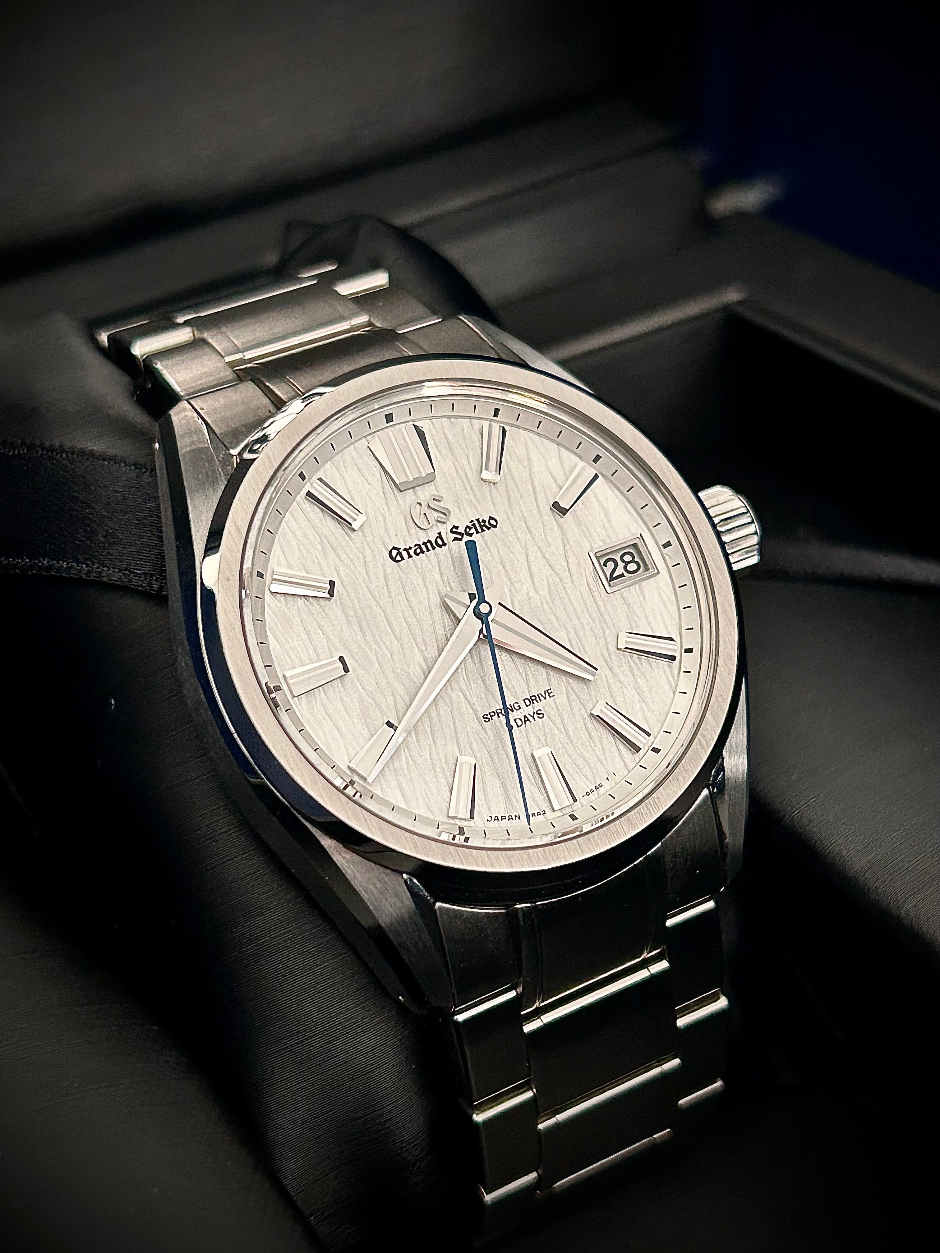 2024 GRAND SEIKO EVOLUTION 9 SPRING DRIVE, WHITE BIRCH, SLGA009, FULL SET, INC GST