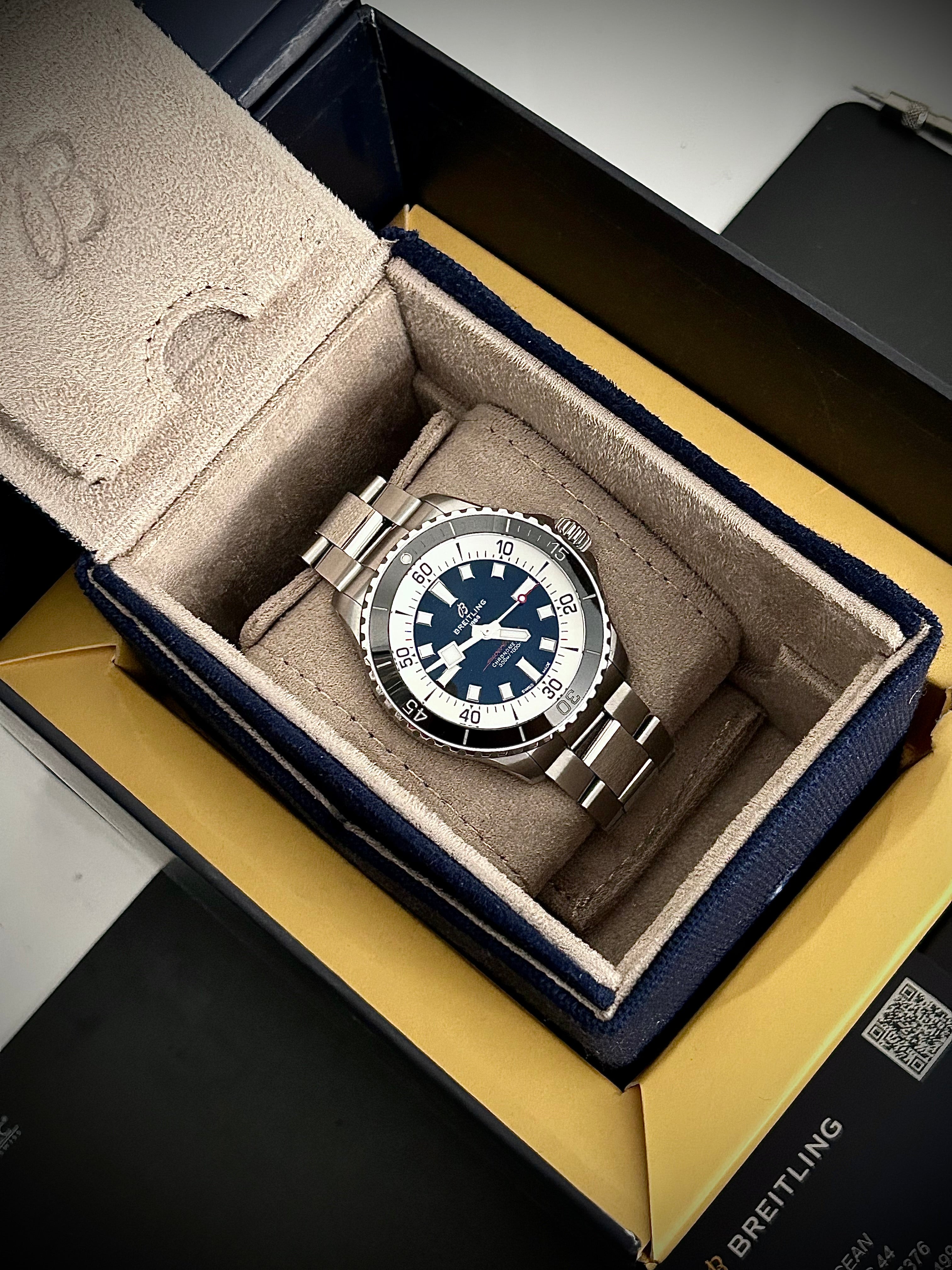 2023 BREITLING SUPER OCEAN 44, FULL SET, INC GST