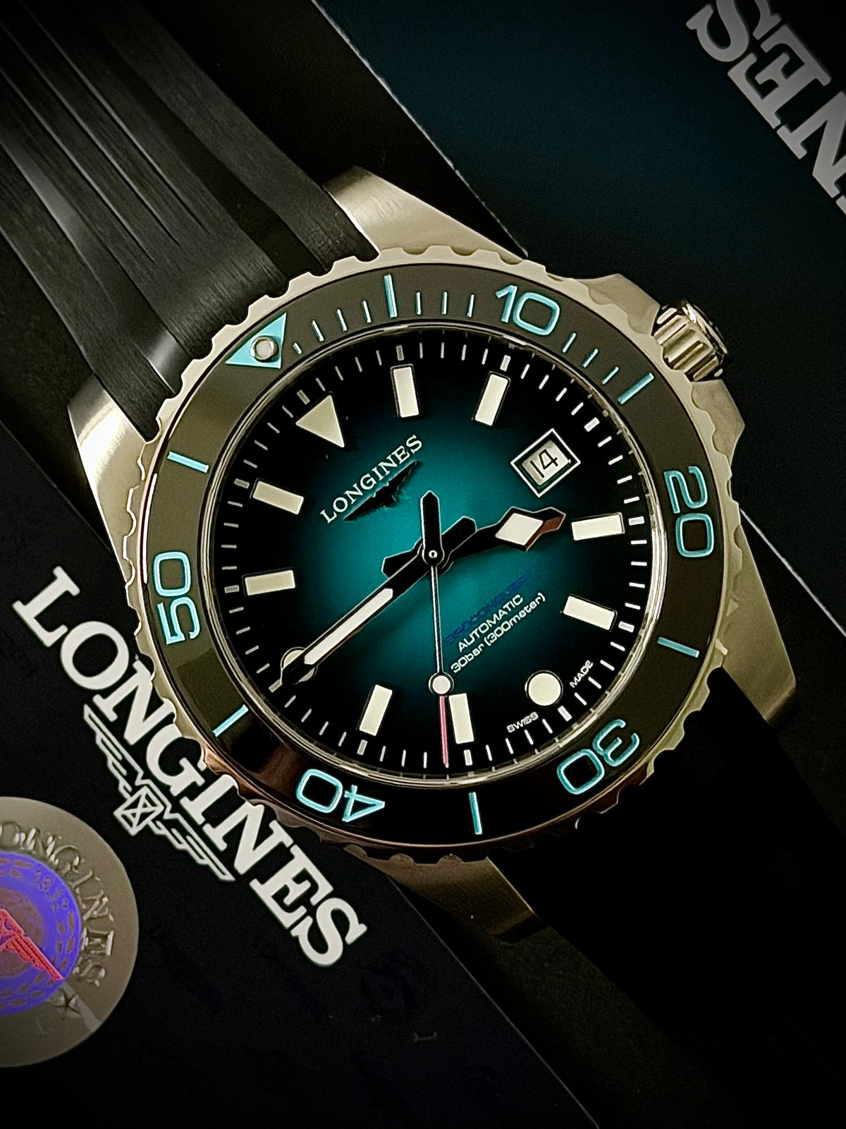 2026 LONGINES HYDROCONQUEST COMMONWEALTH GAMES LIMITED EDITION, L3.788.4.09.9, 42MM, AS NEW, FULL SET, INC GST