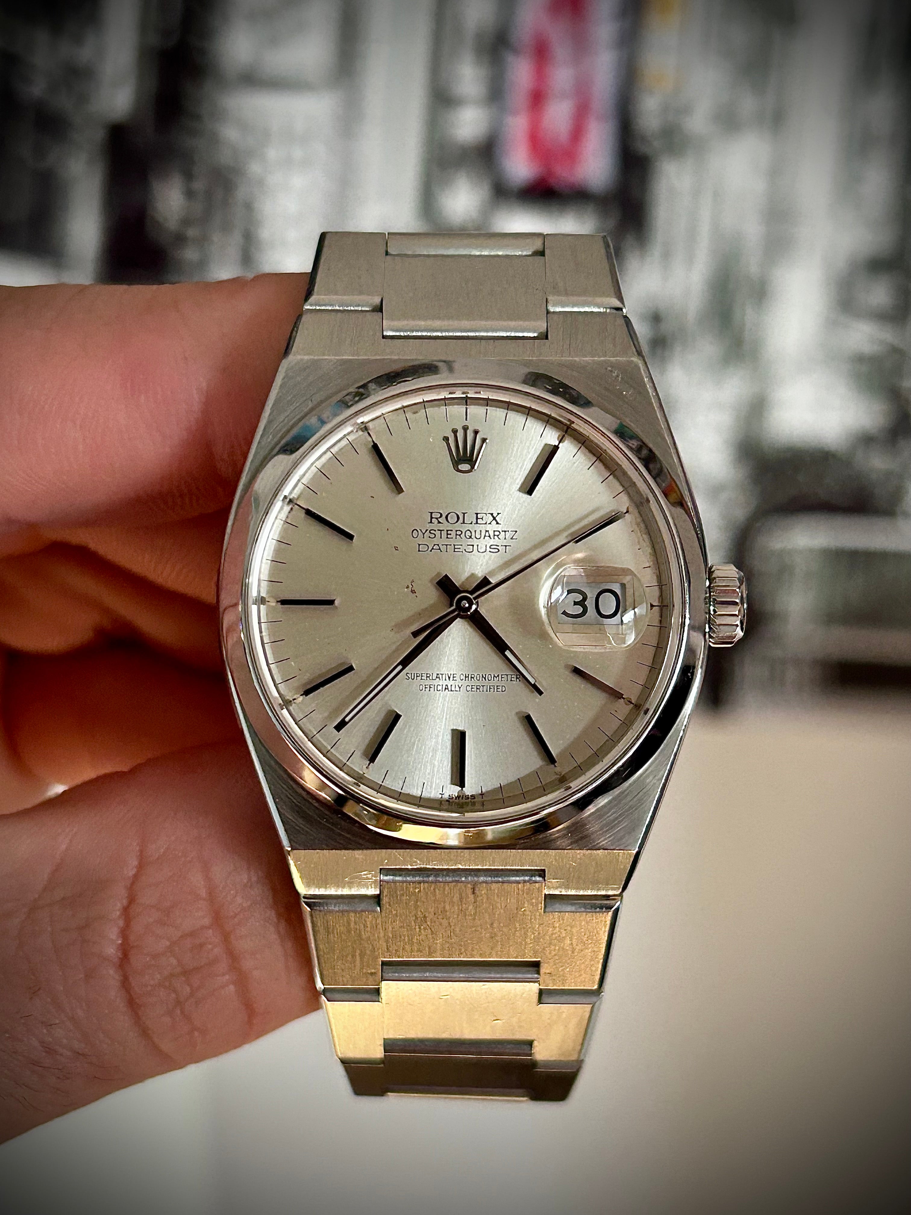 1979 ROLEX OYSTERQUARTZ DATEJUST, 17000, WATCH ONLY, INC GST