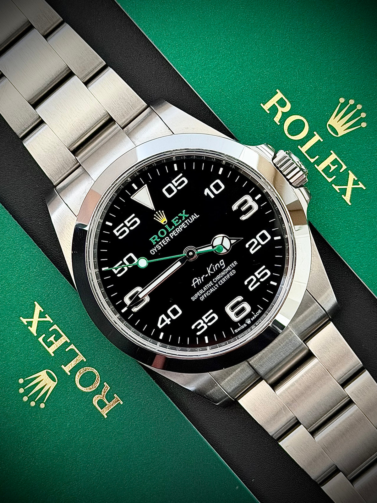 2023 ROLEX AIR KING, 126900, FULL SET, INC GST