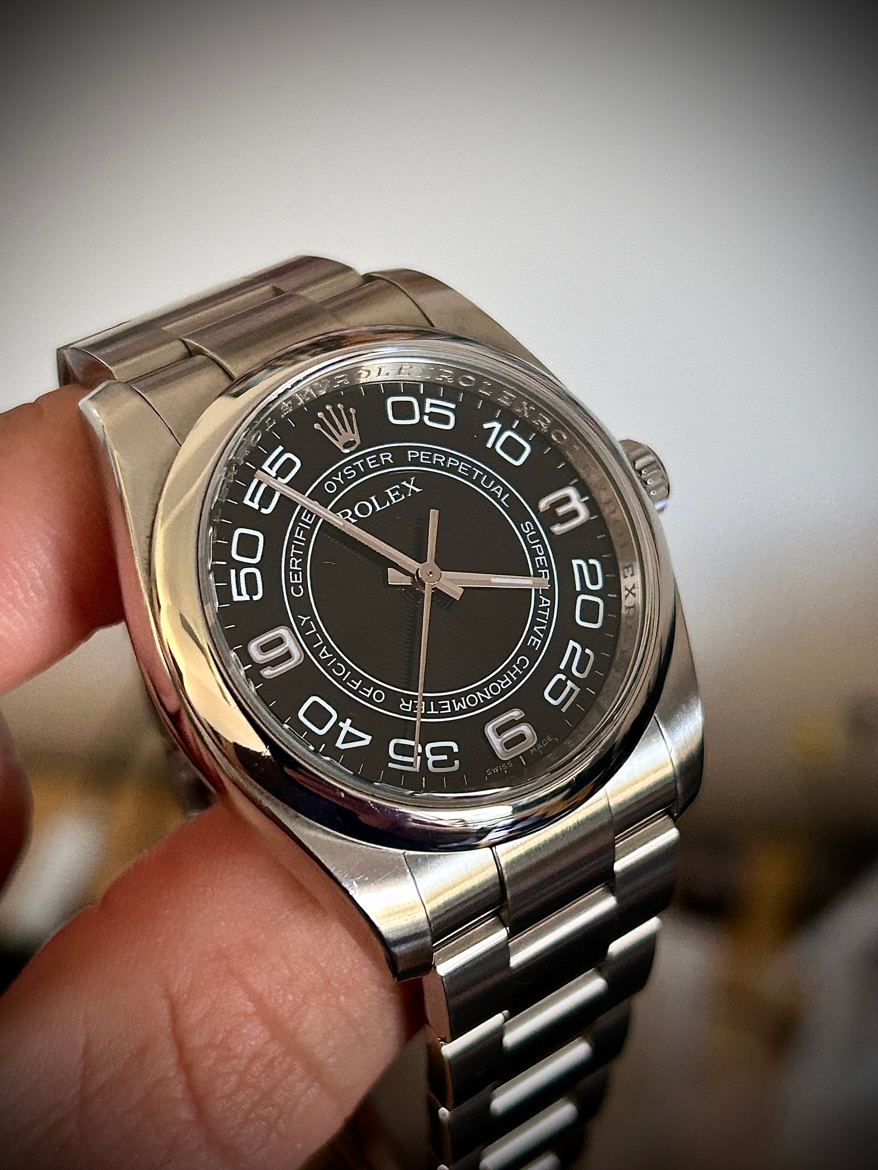 2011 ROLEX OYSTER PERPETUAL 36, FULL SET, INC GST