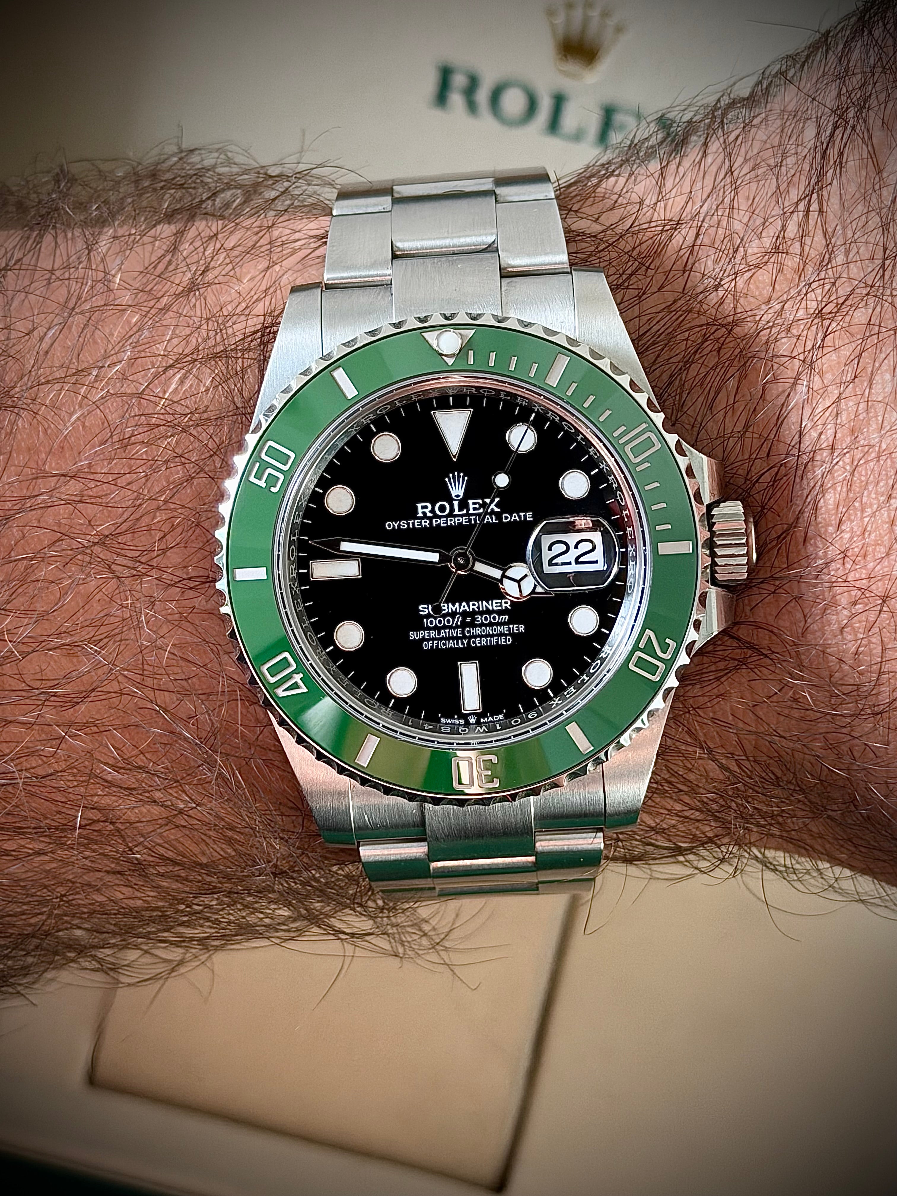 2025 ROLEX SUBMARINER DATE, 126610LV, STARBUCKS, FULL SET, INC GST