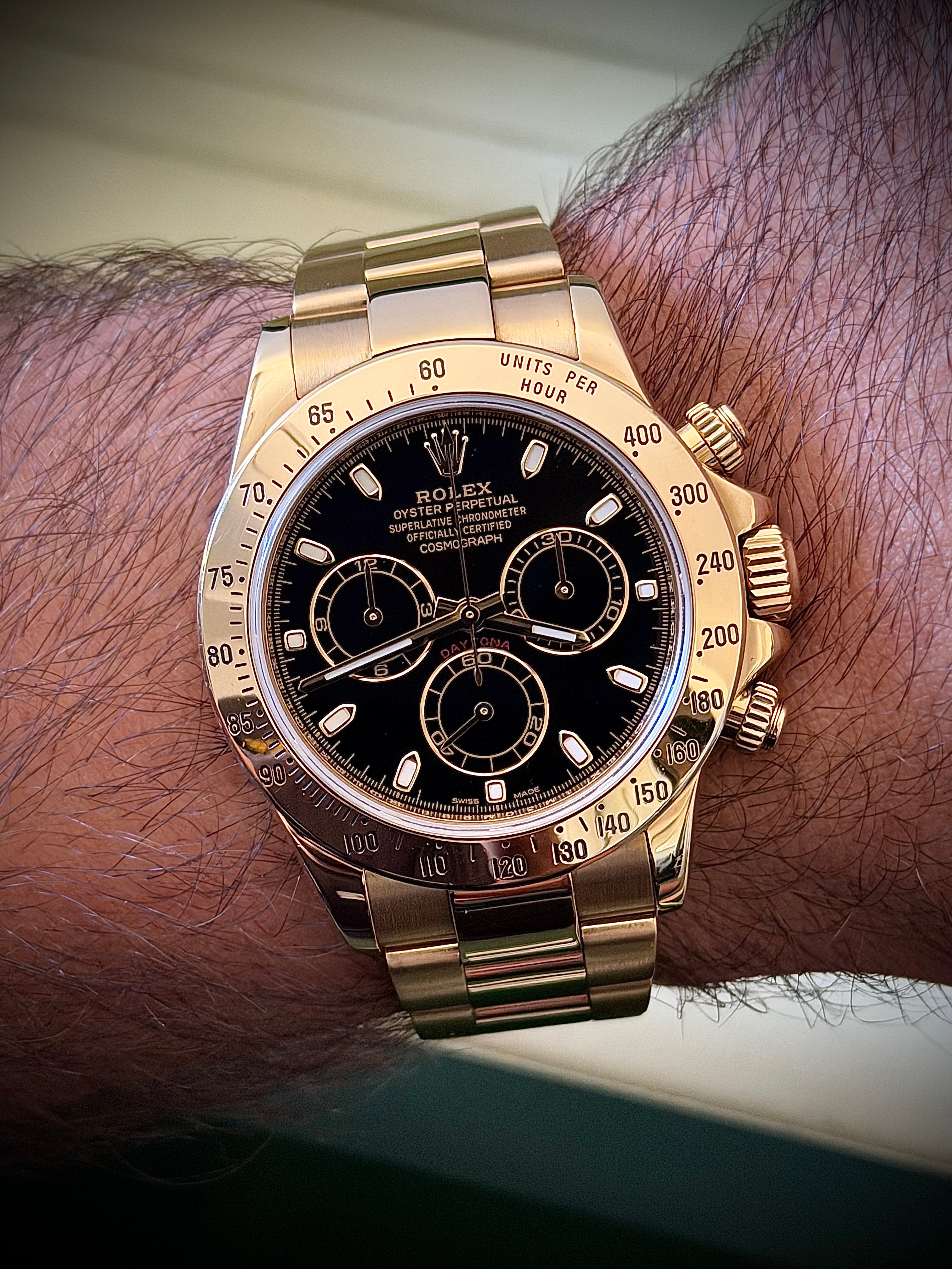 2014 ROLEX DAYTONA, 116528, BOX AND PAPERS, INC GST