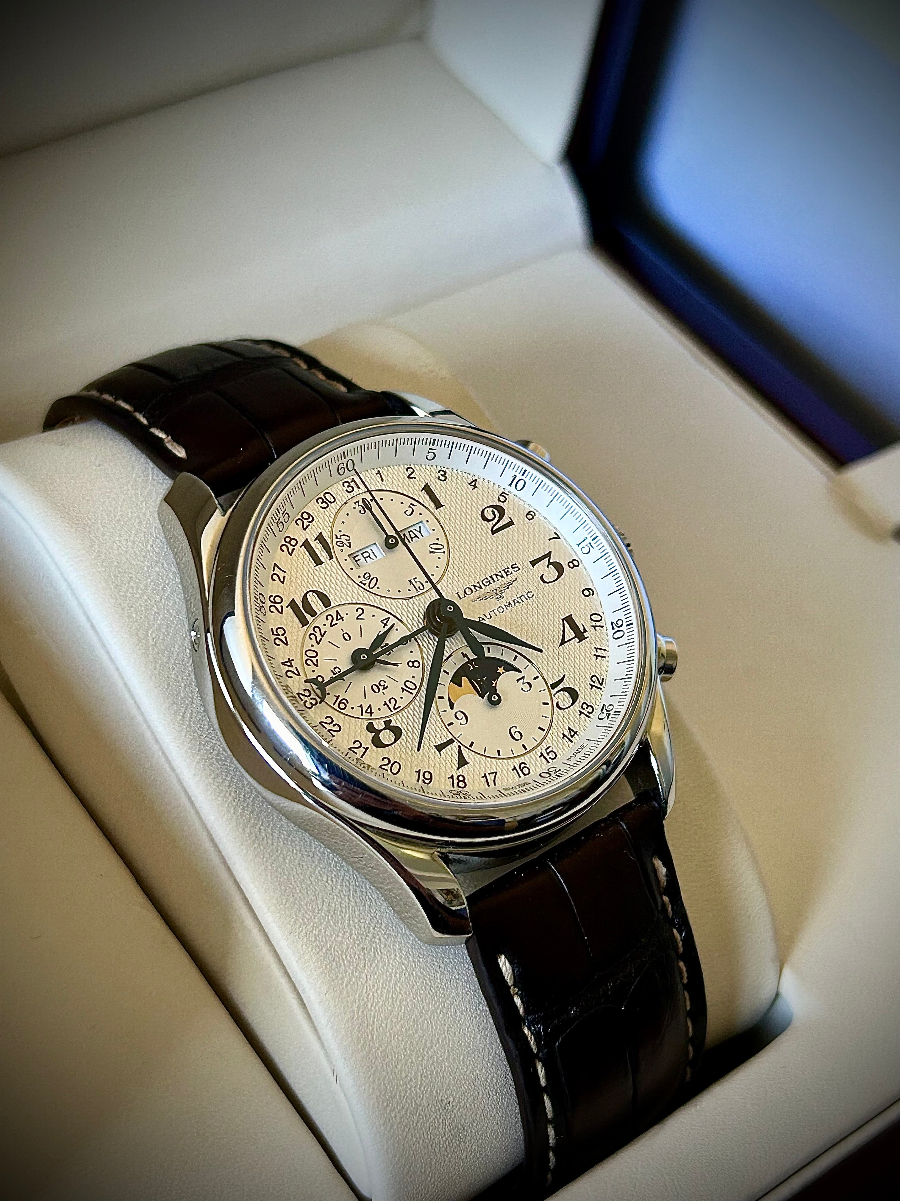 2020 LONGINES MASTER COLLECTION MOONPHASE, FULL SET, INC GST