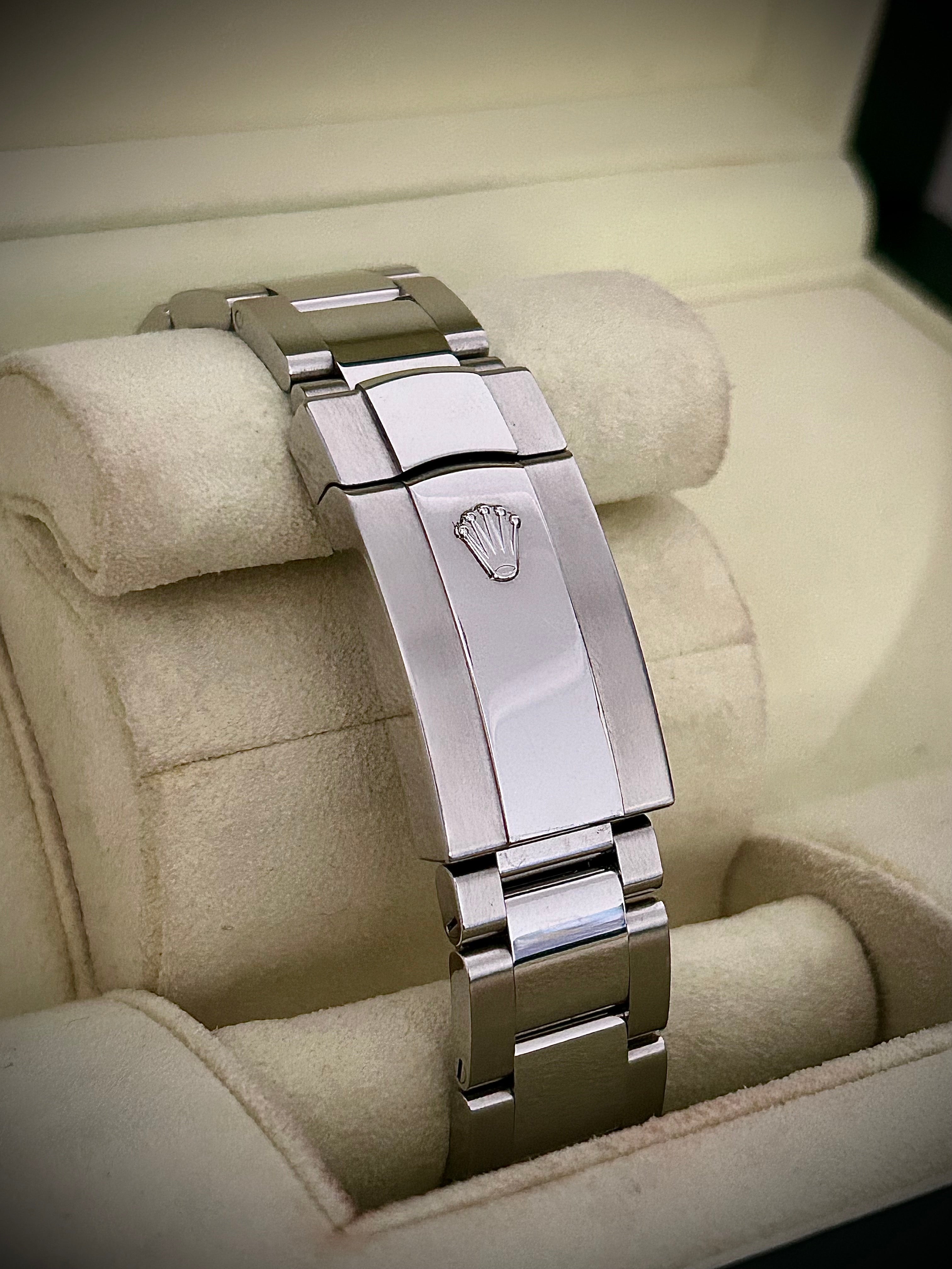 2016 ROLEX DATE JUST II, BLUE DIAL, 116334, FULL SET, INC GST