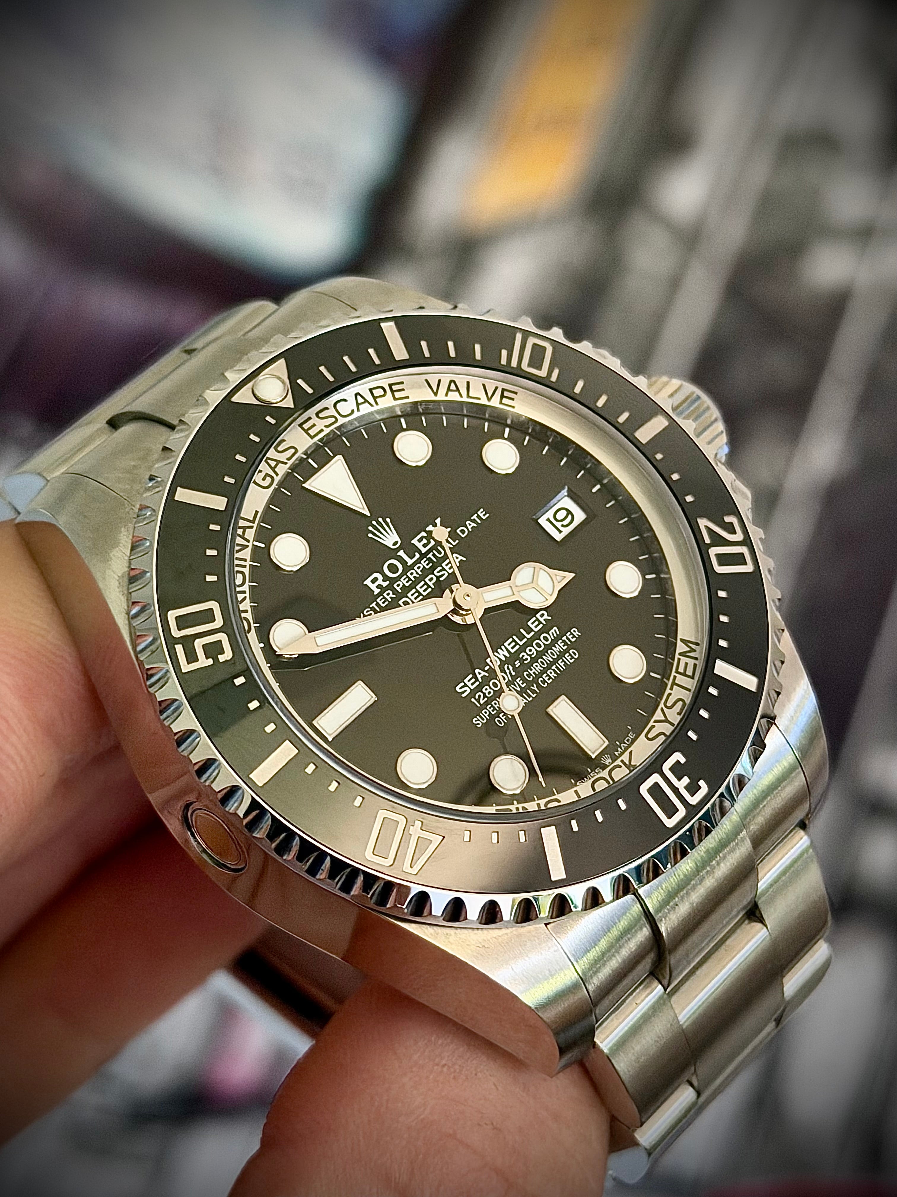 2024 ROLEX DEEPSEA, 136660, BLACK DIAL, BOX & PAPERS, INC GST