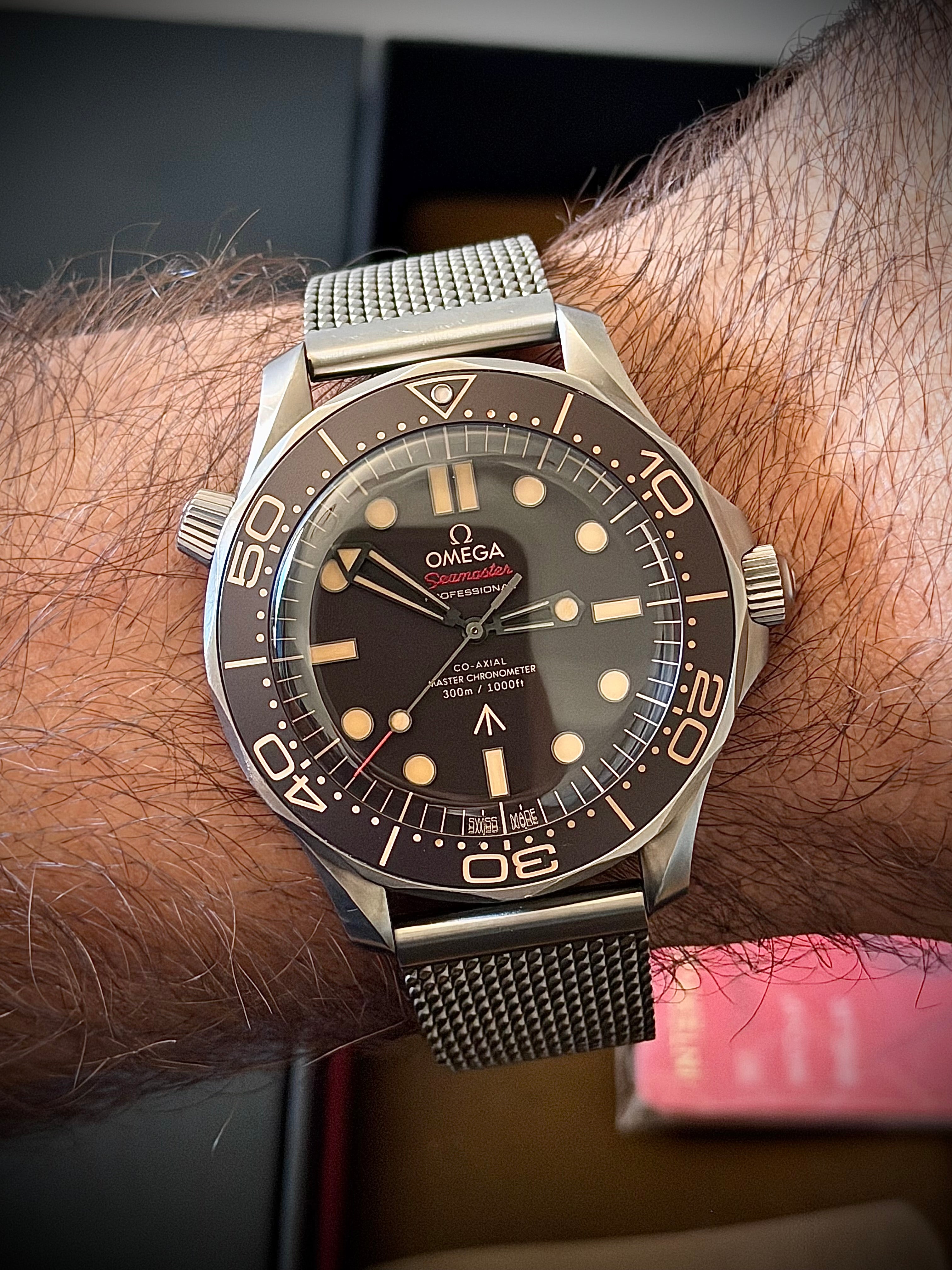 2024 OMEGA SEAMASTER 007 BOND, NO TIME TO DIE, FULL SET, INC GST