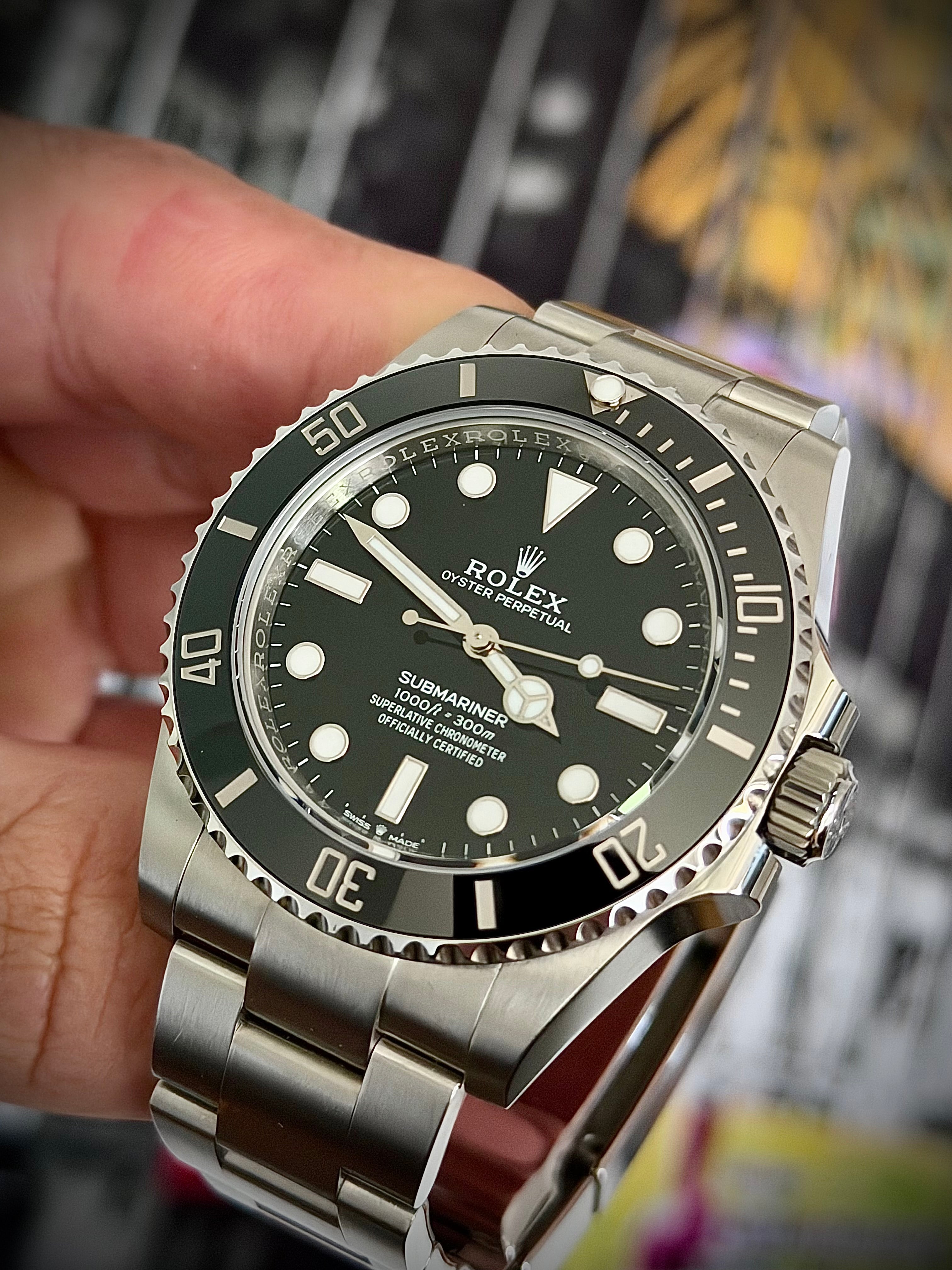 2026 ROLEX SUBMARINER NO-DATE, 124060, FULL SET, INC GST