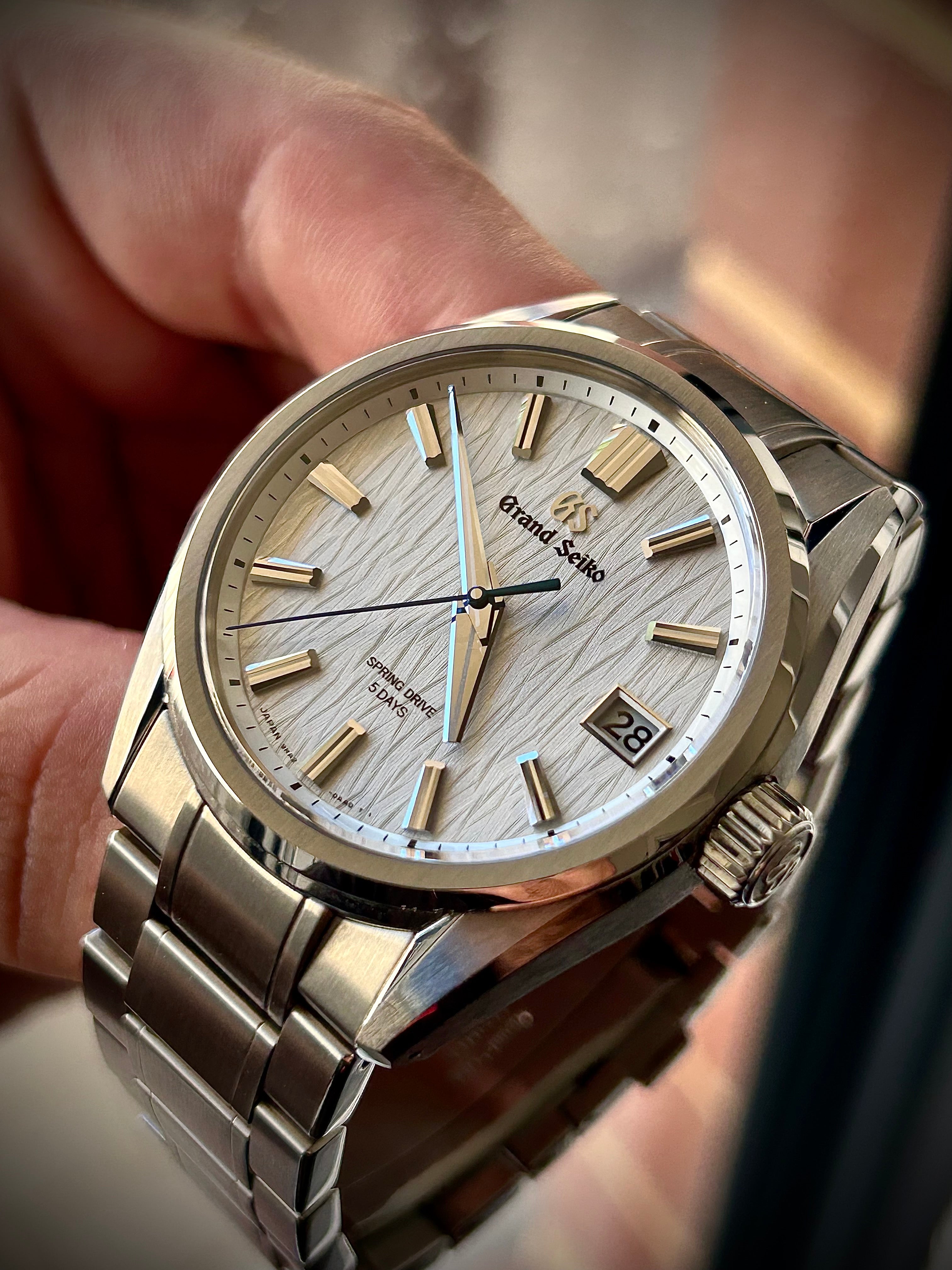 2024 GRAND SEIKO EVOLUTION 9 SPRING DRIVE, WHITE BIRCH, SLGA009, FULL SET, INC GST