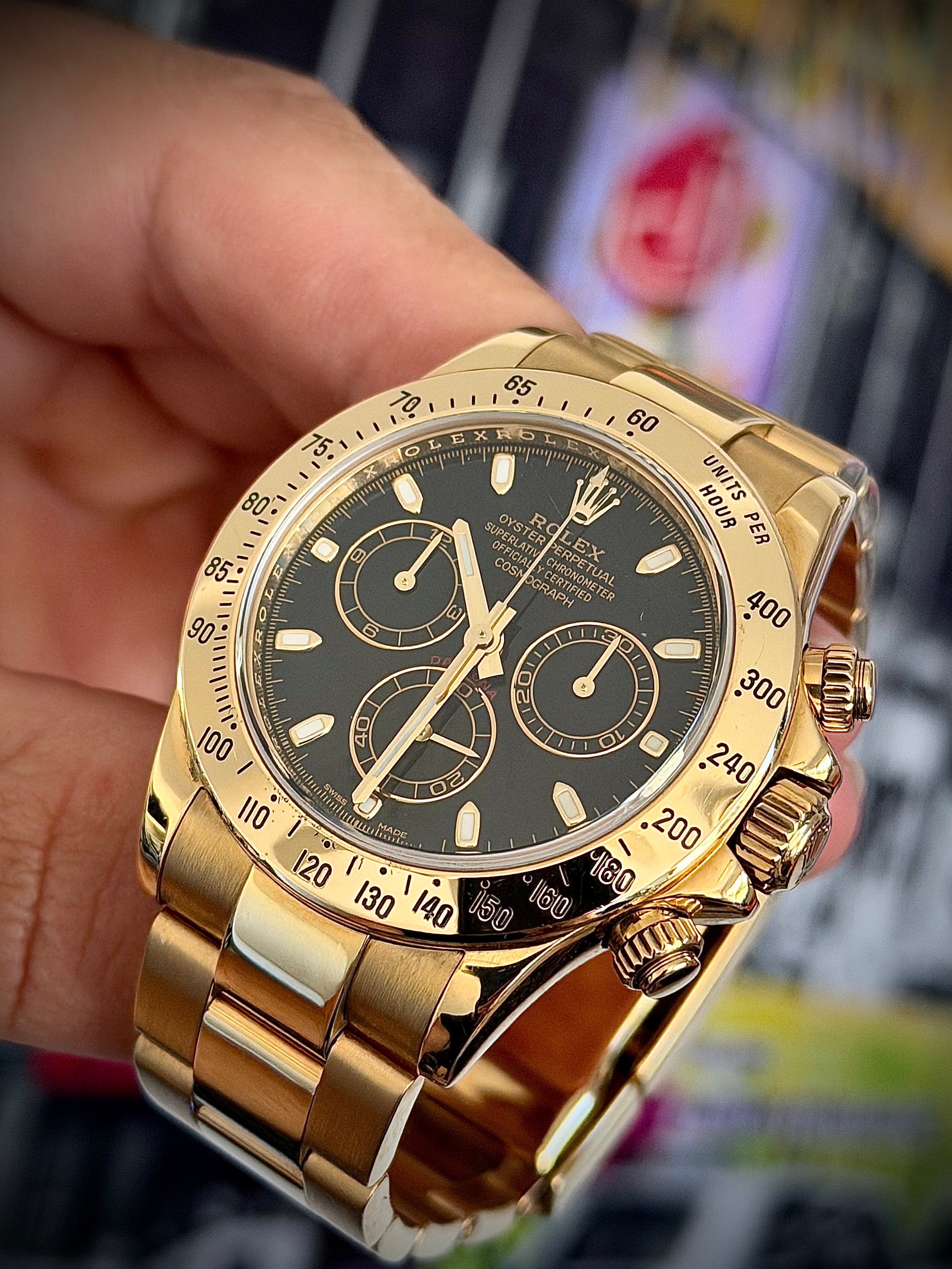2014 ROLEX DAYTONA, 116528, BOX AND PAPERS, INC GST