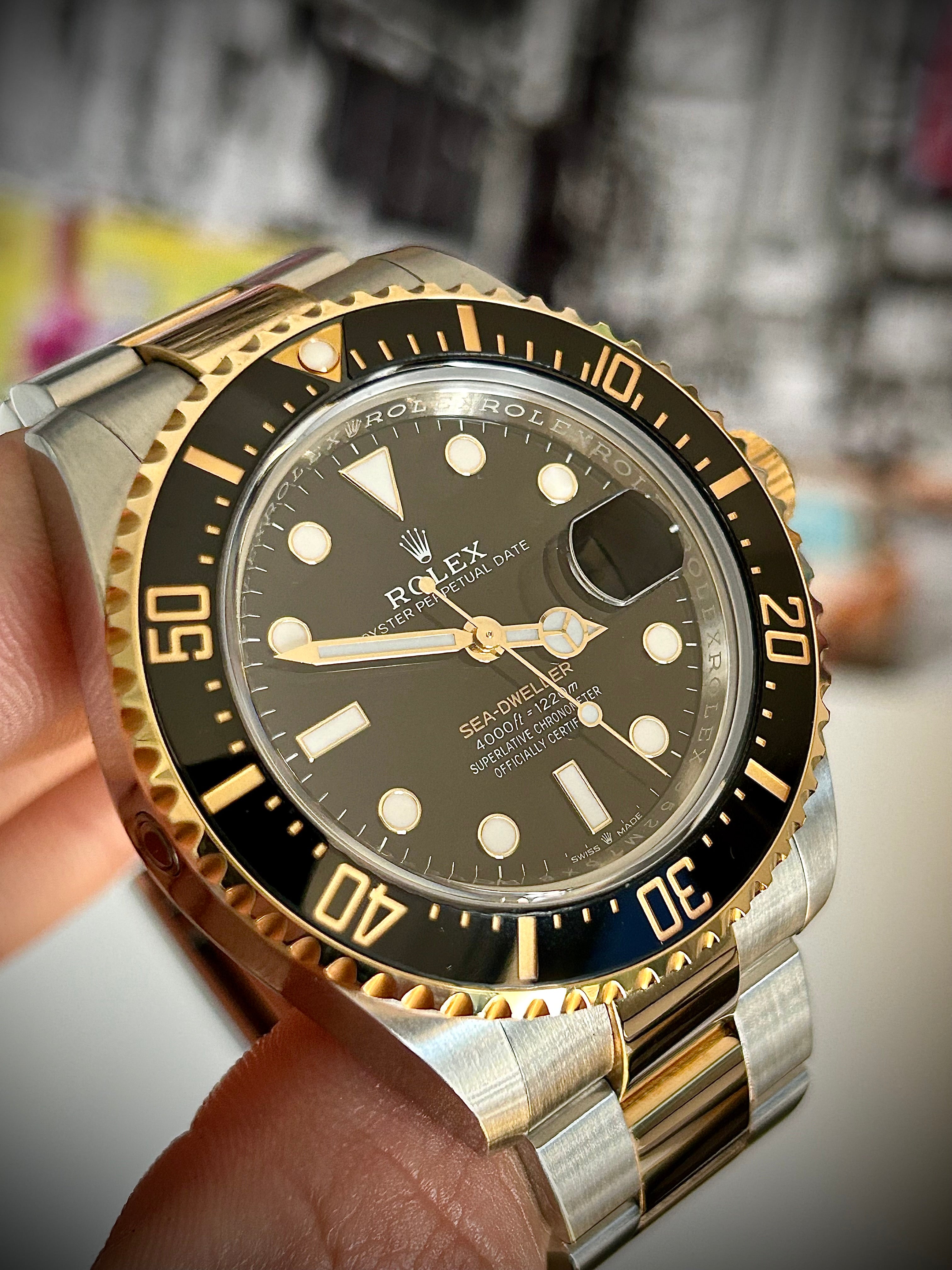 2020 ROLEX SEA DWELLER, TWO TONE, 126603, FULL SET, INC GST