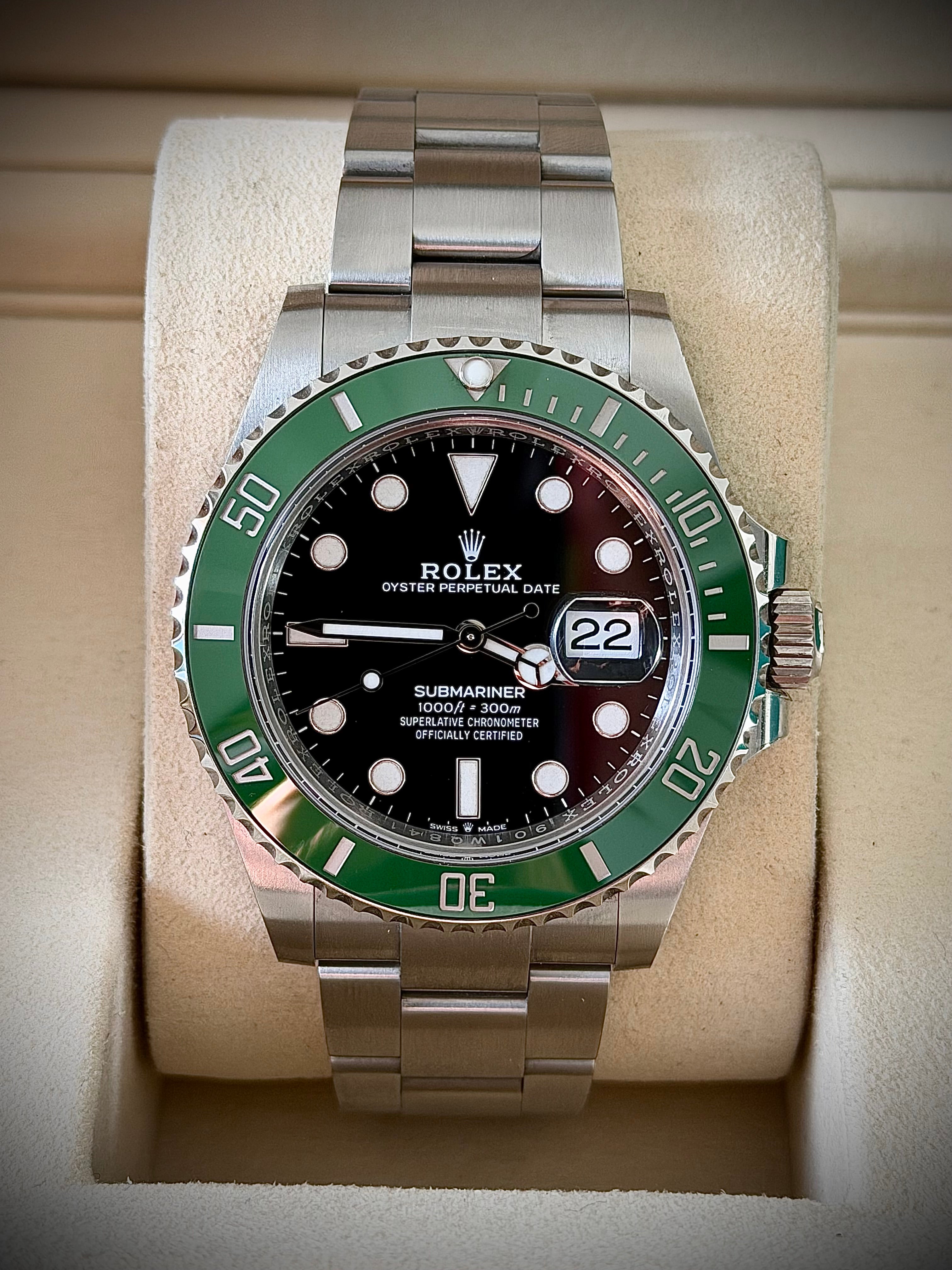 2025 ROLEX SUBMARINER DATE, 126610LV, STARBUCKS, FULL SET, INC GST