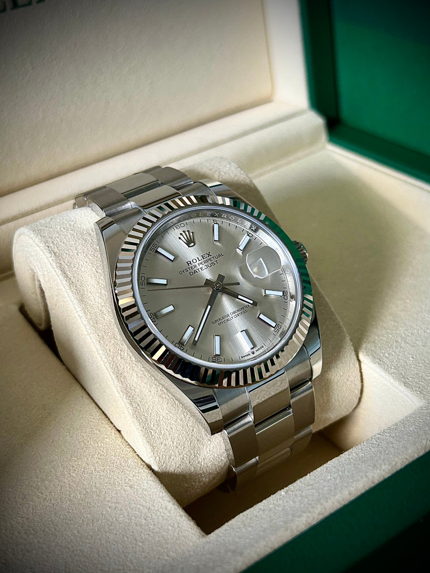 2025 ROLEX DATEJUST 41, 126334, FULL SET, INC GST