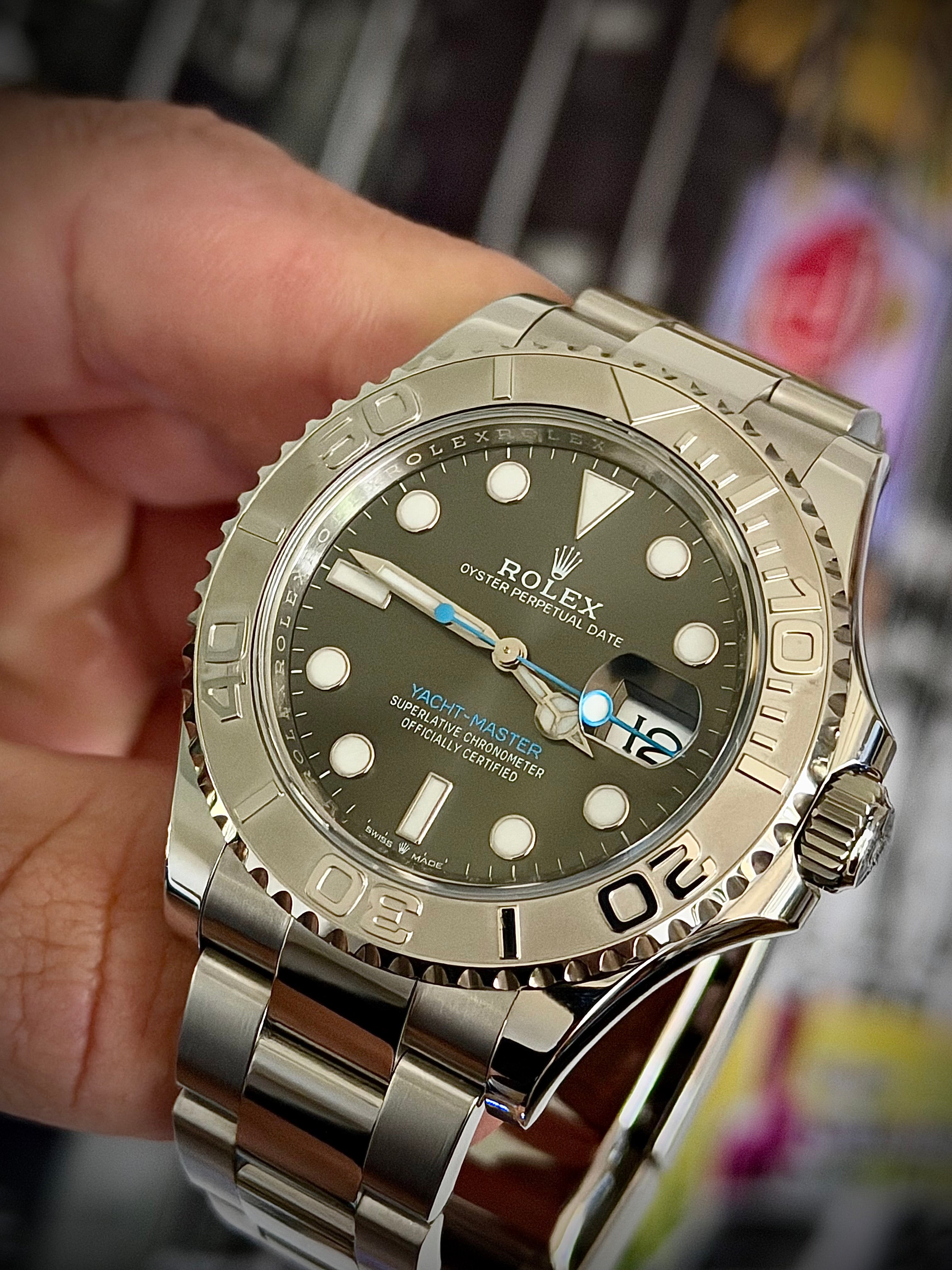 2023 ROLEX YACHT-MASTER 40, RHODIUM DIAL, FULL SET, INC GST