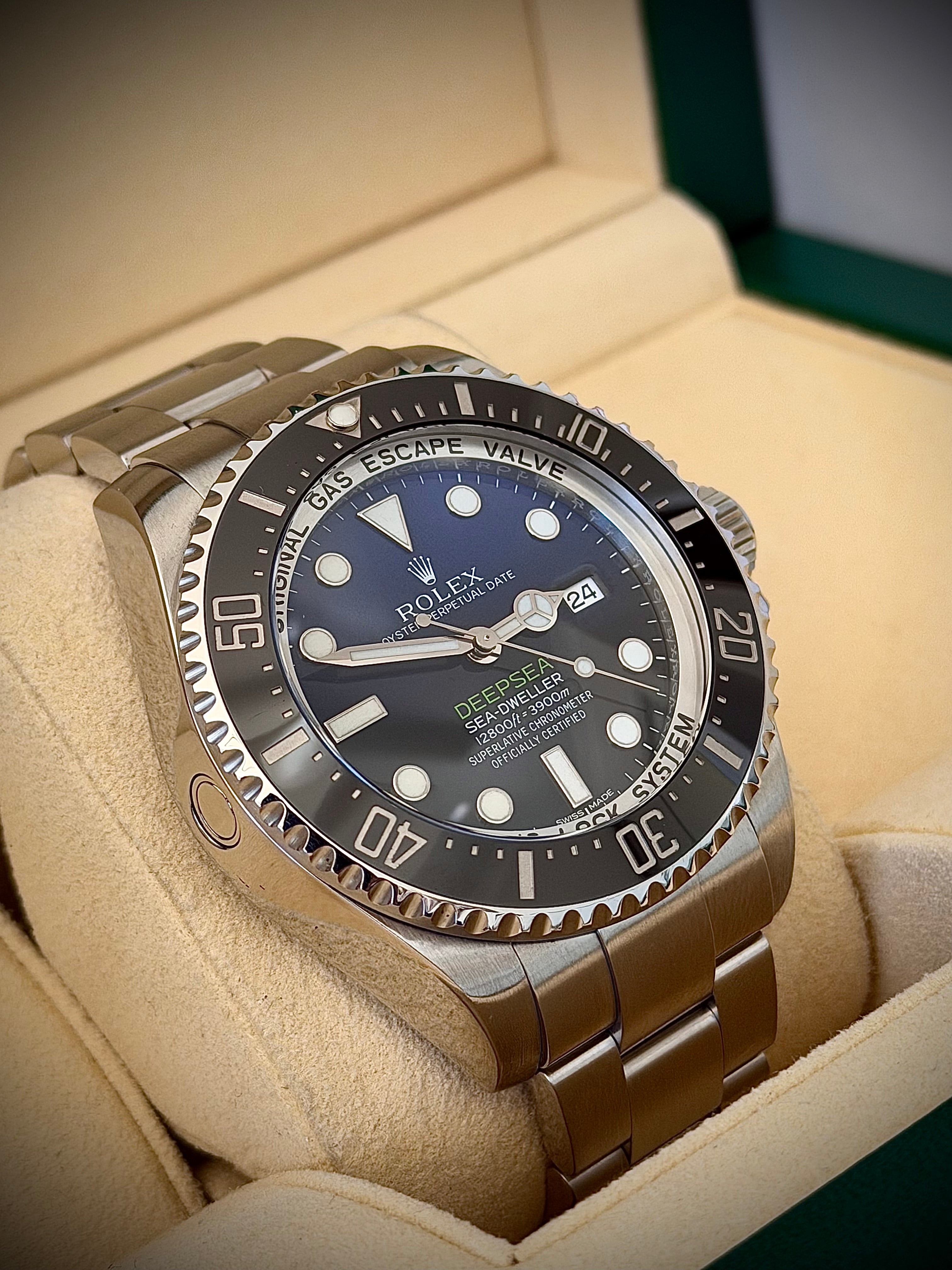 2015 ROLEX DEEPSEA SEA-DWELLER 44MM, JAMES CAMERON 116660, FULL SET, INC GST