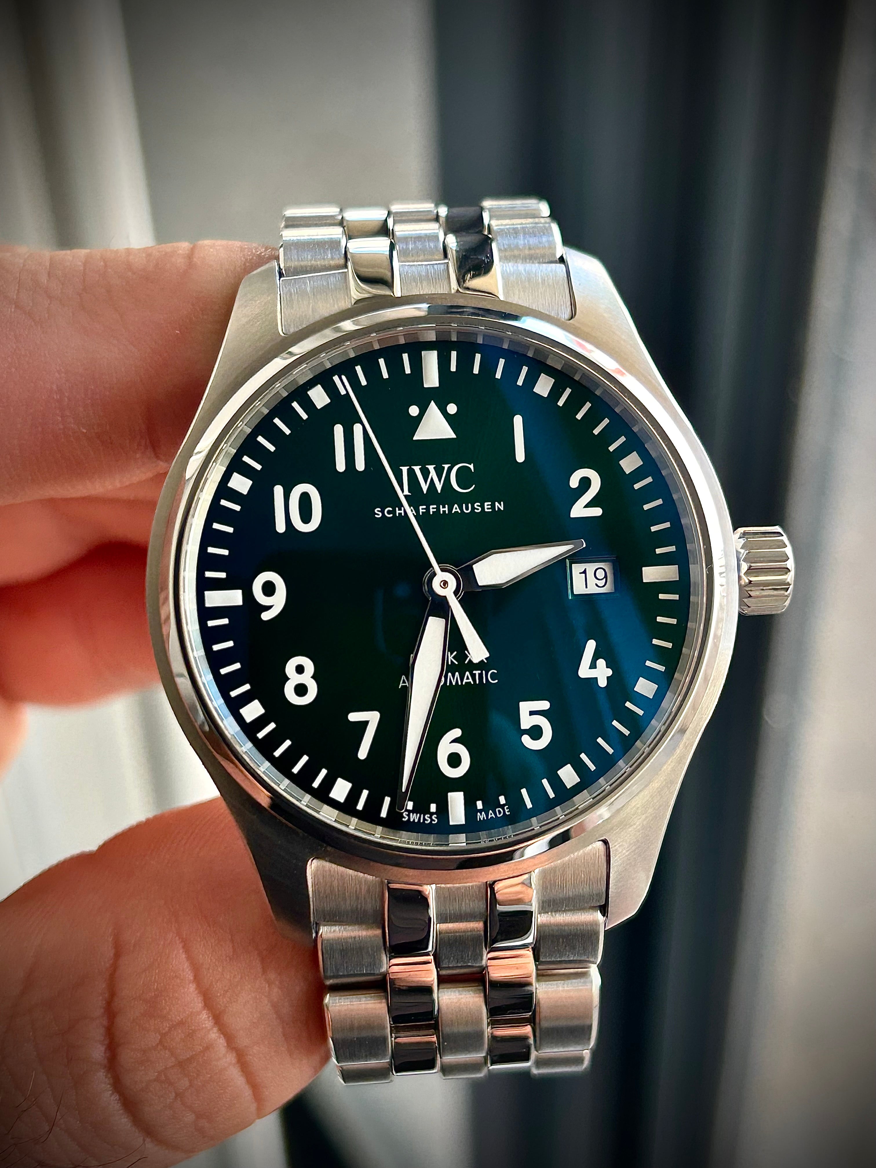 2023 IWC PILOTS WATCH MARK XX, GREEN DIAL, IW328206, FULL SET, INC GST