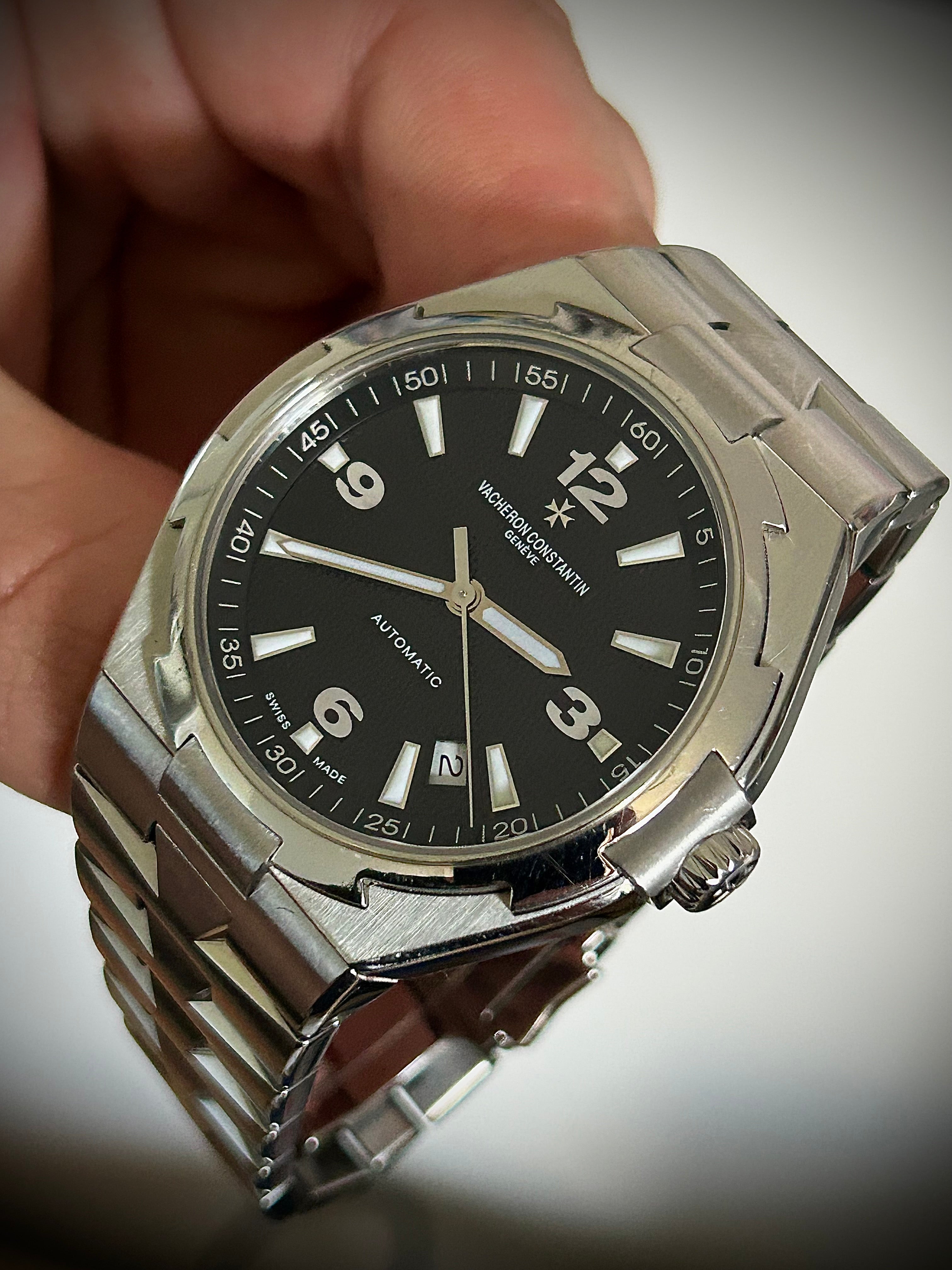 2008 VACHERON CONSTANTIN OVERSEAS, 47040/B01A-9094, BLACK DIAL, FULL SET, INC GST