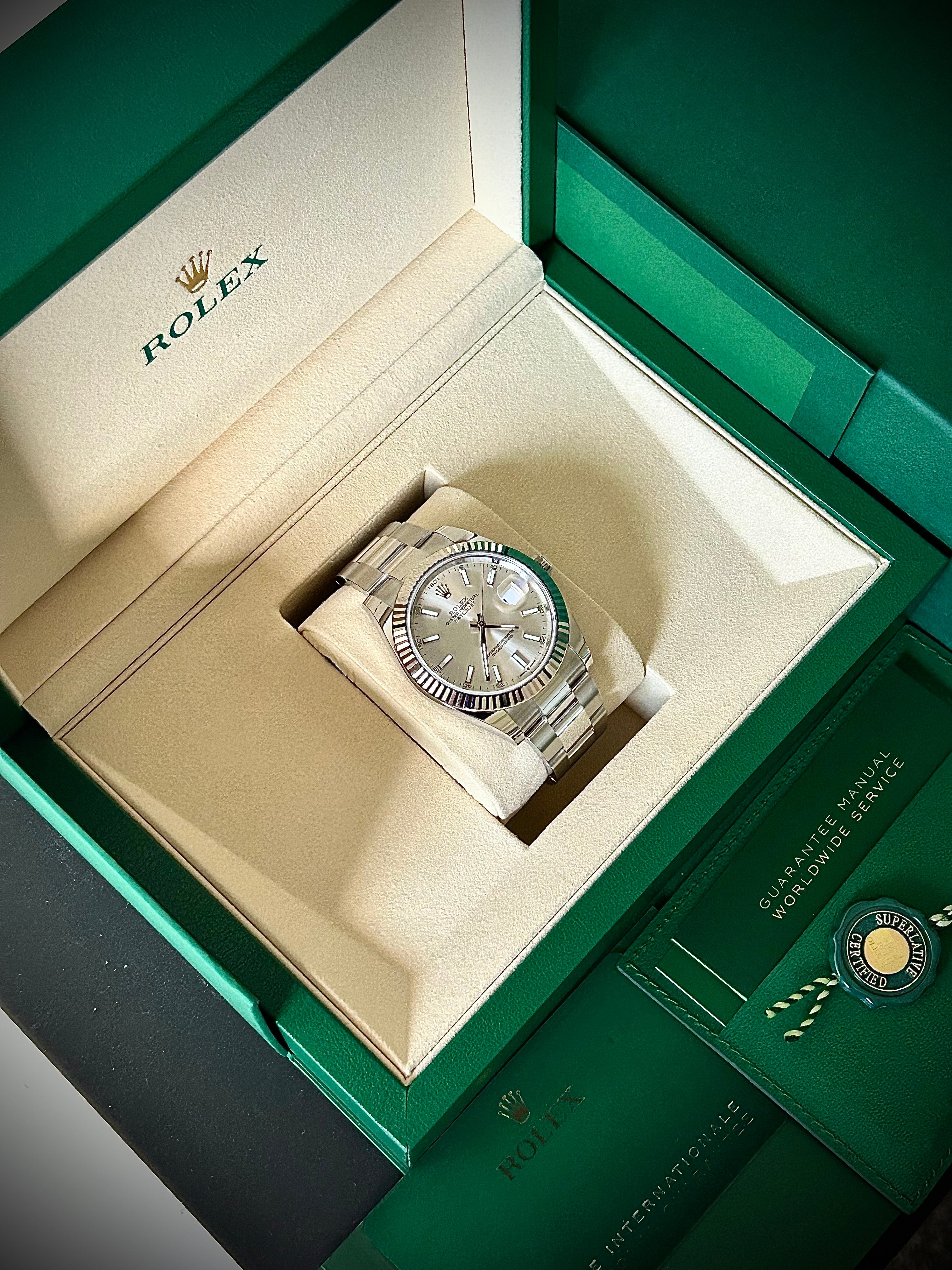 2025 ROLEX DATEJUST 41, 126334, FULL SET, INC GST