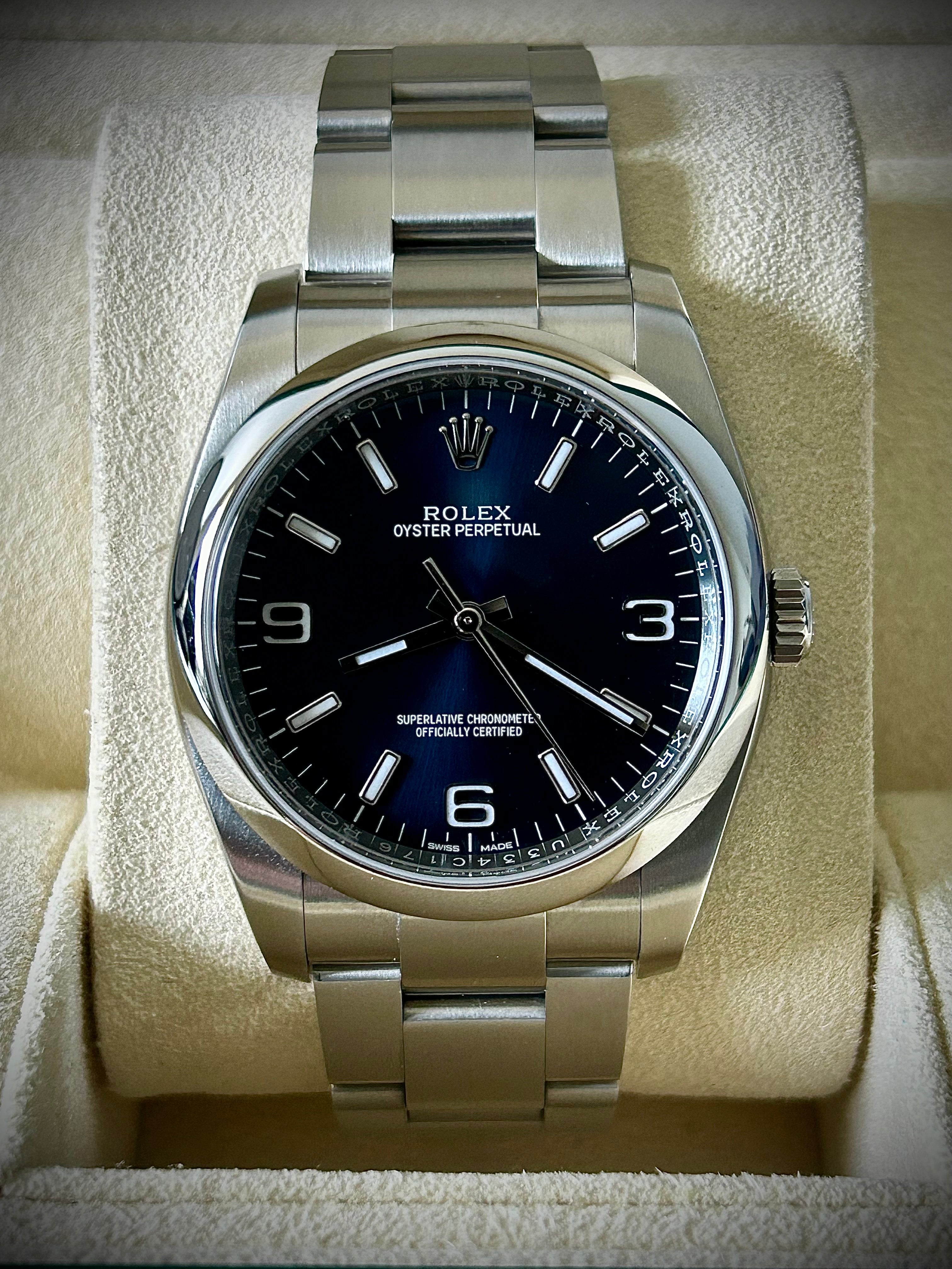 2019 ROLEX OYSTER PERPETUAL 36, FULL SET, INC GST