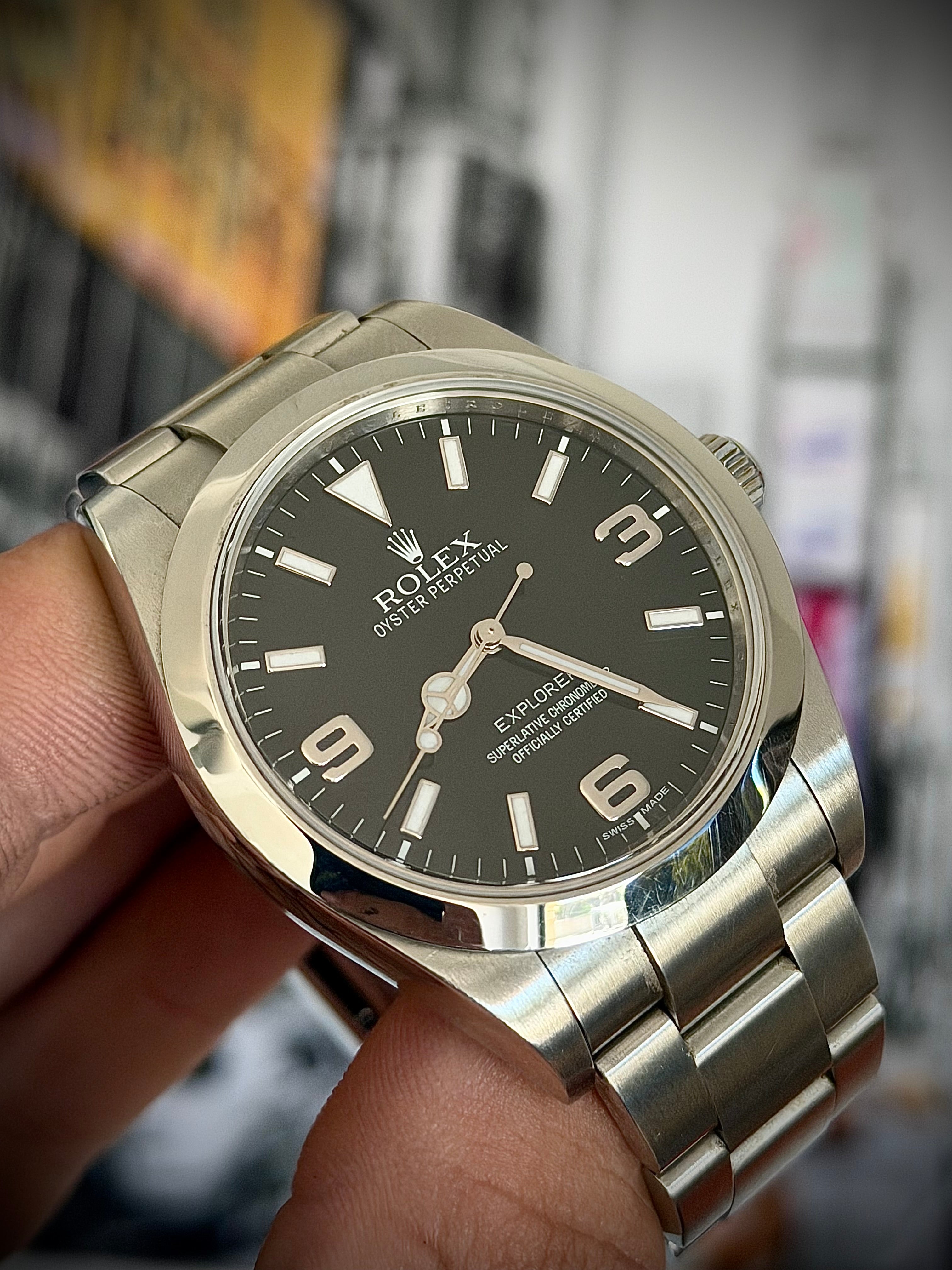 2012 ROLEX EXPLORER 39, 214270, FULL SET, INC GST