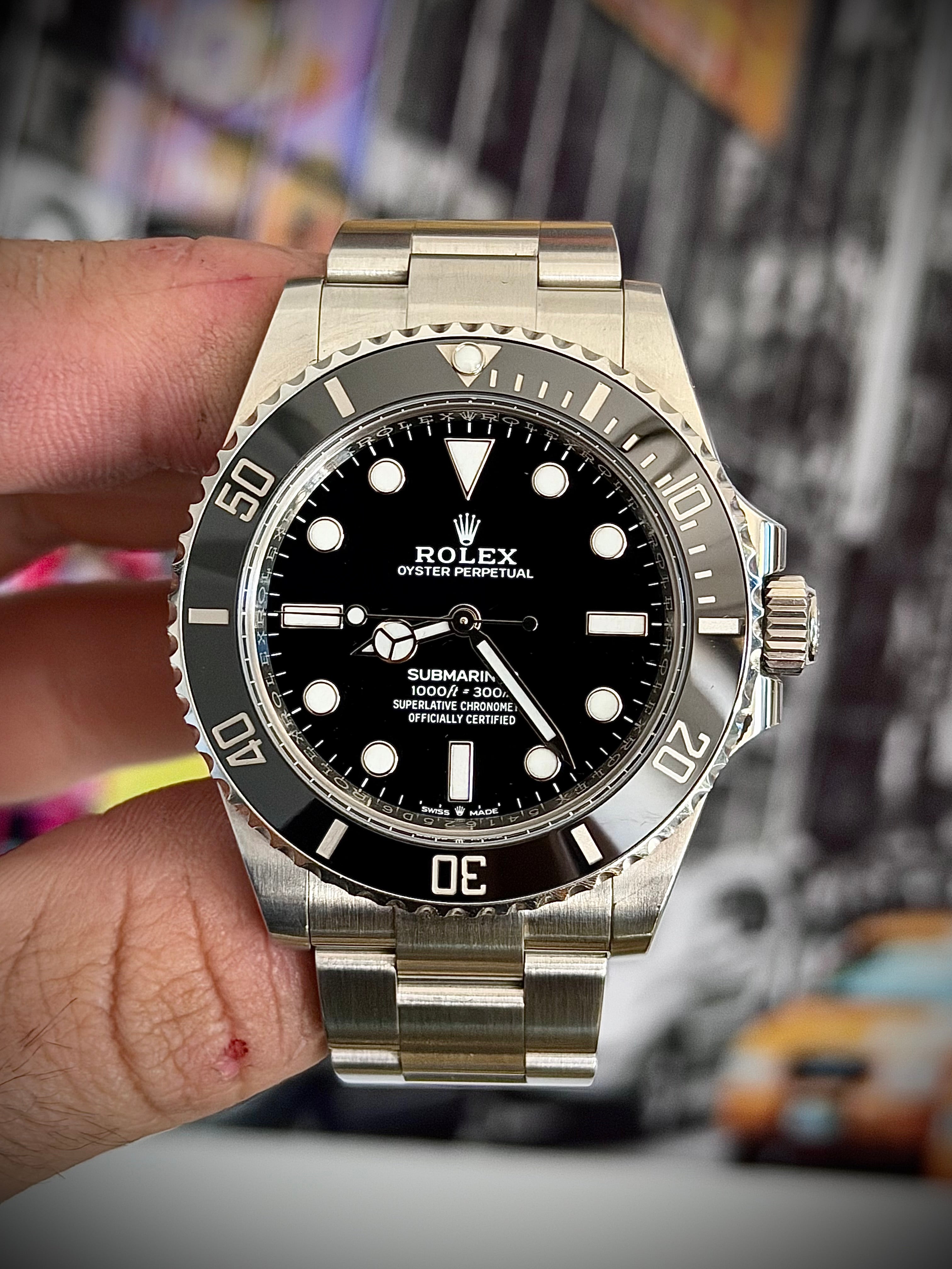 2022 ROLEX SUBMARINER, 124060, FULL SET, INC GST