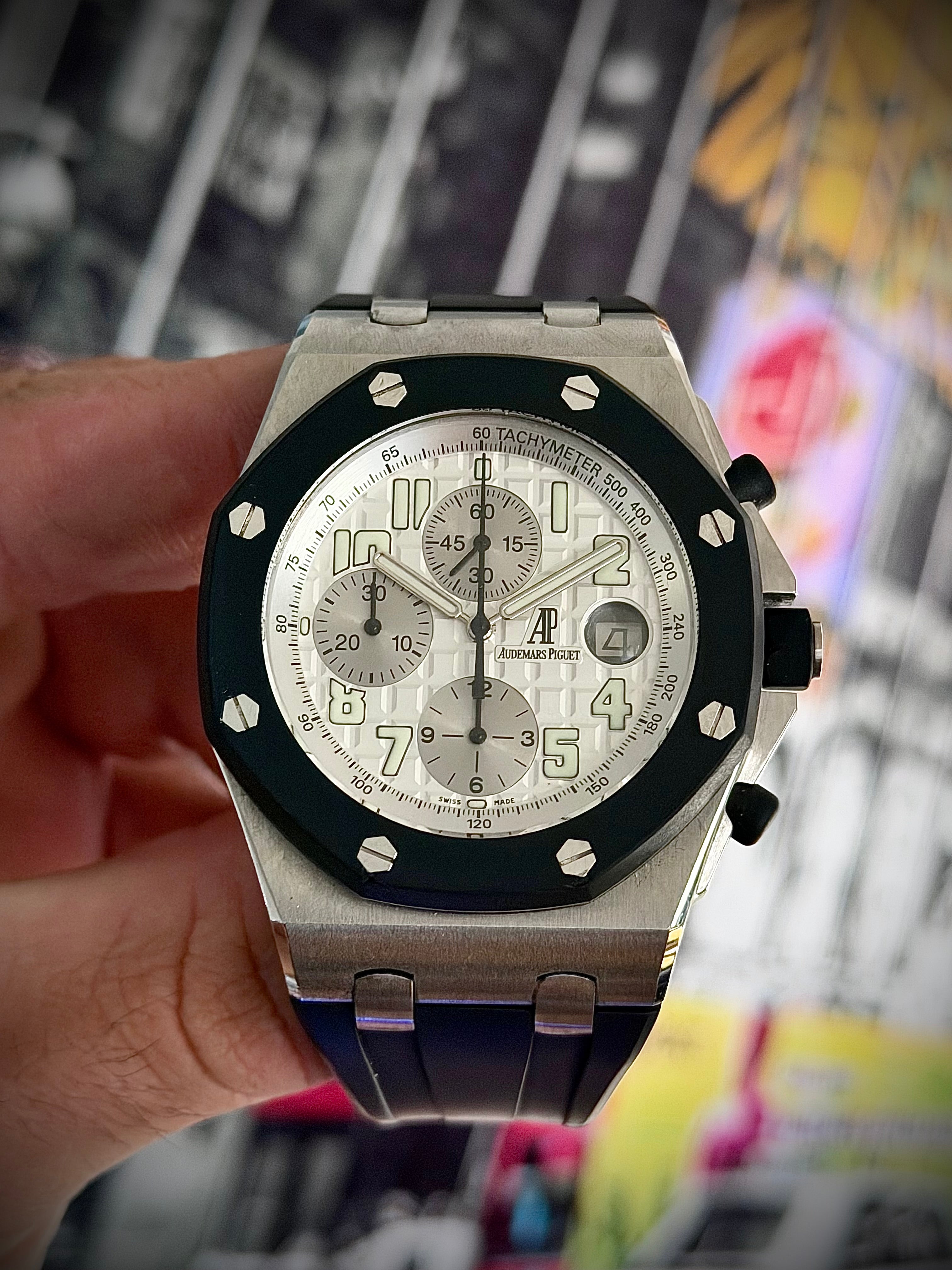 2003 AUDEMARS PIGUET ROYAL OAK OFFSHORE, 25940SK.00.D002CA.01.A, WATCH & AP SERVICE QUOTE, INC GST