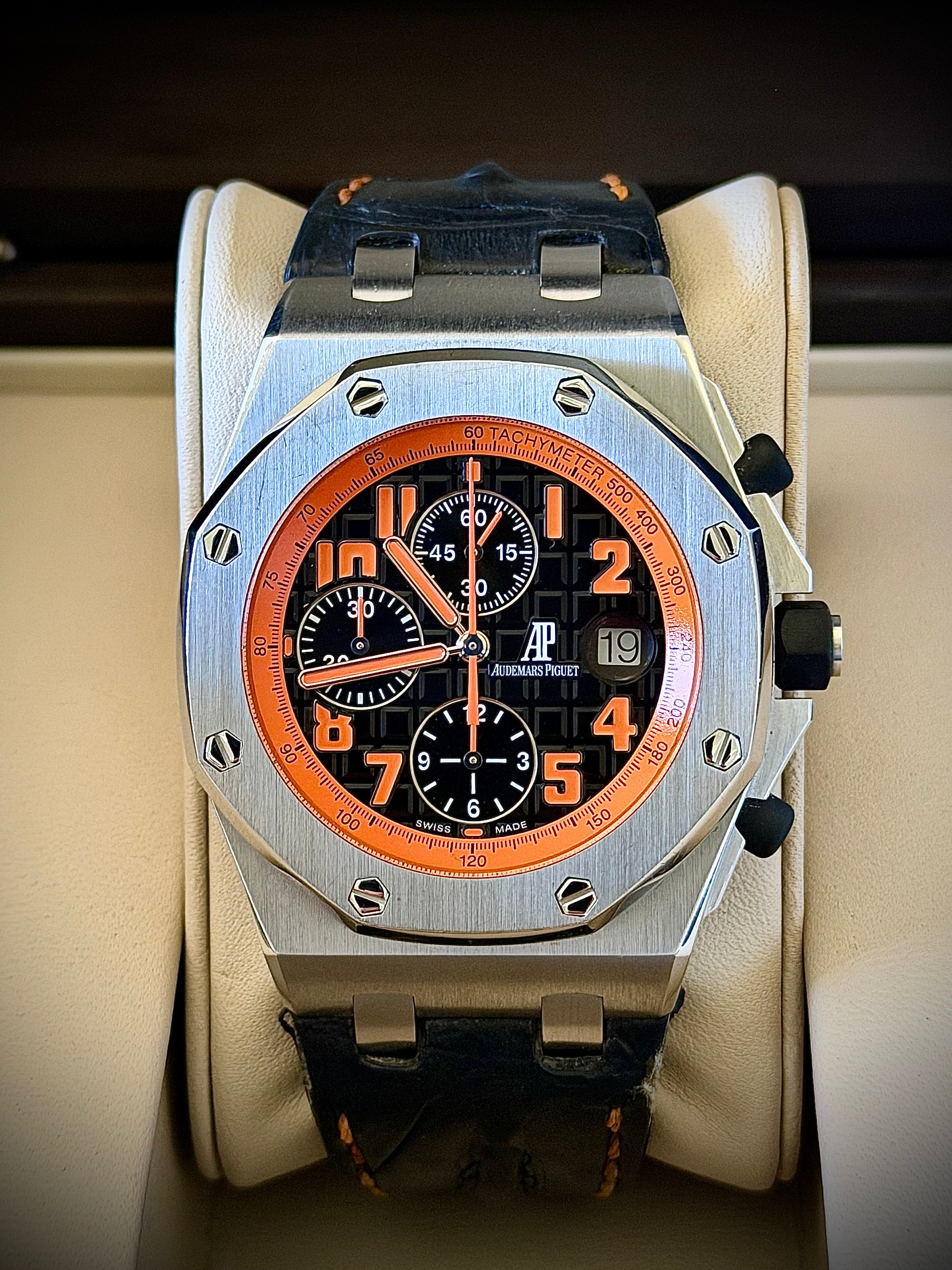 2010 AUDEMARS PIGUET ROYAL OAK OFFSHORE “VOLCANO”, 26170ST.OO.D101CR.01, FULL SET, INC GST