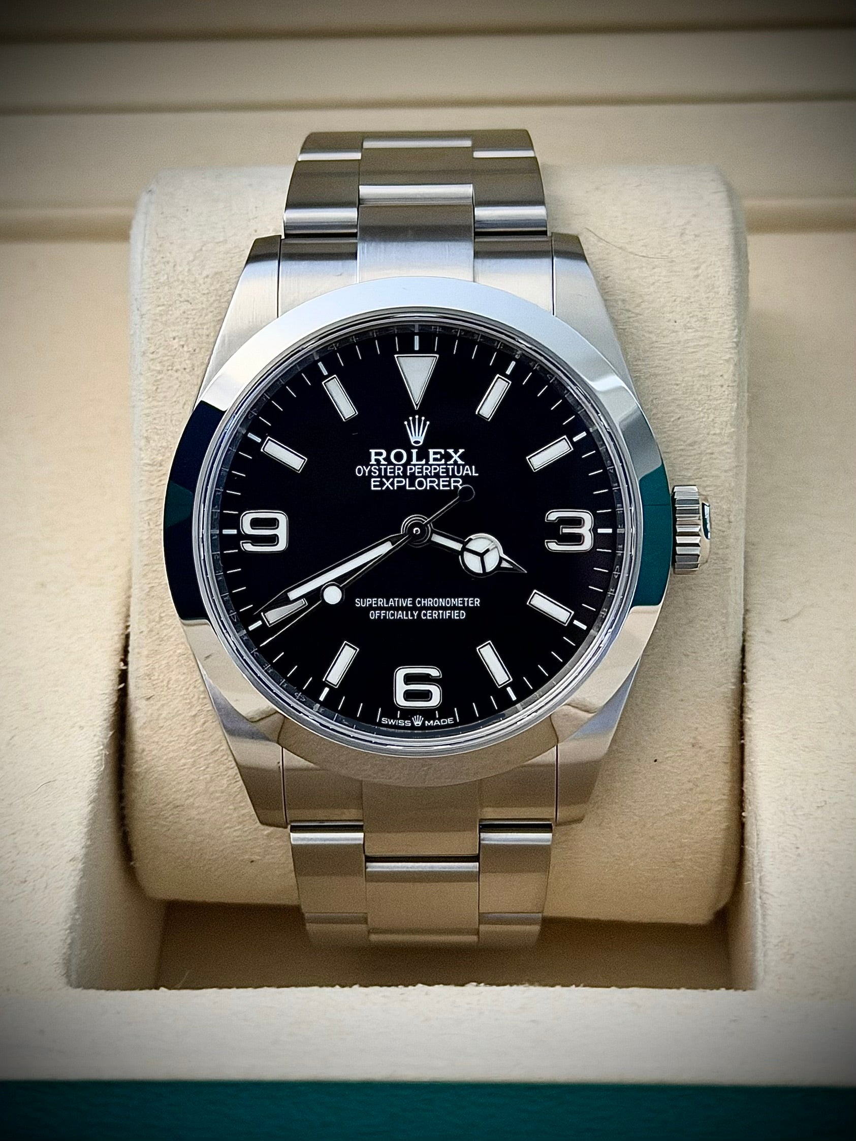 2025 ROLEX EXPLORER 40, 224270, FULL SET, INC GST