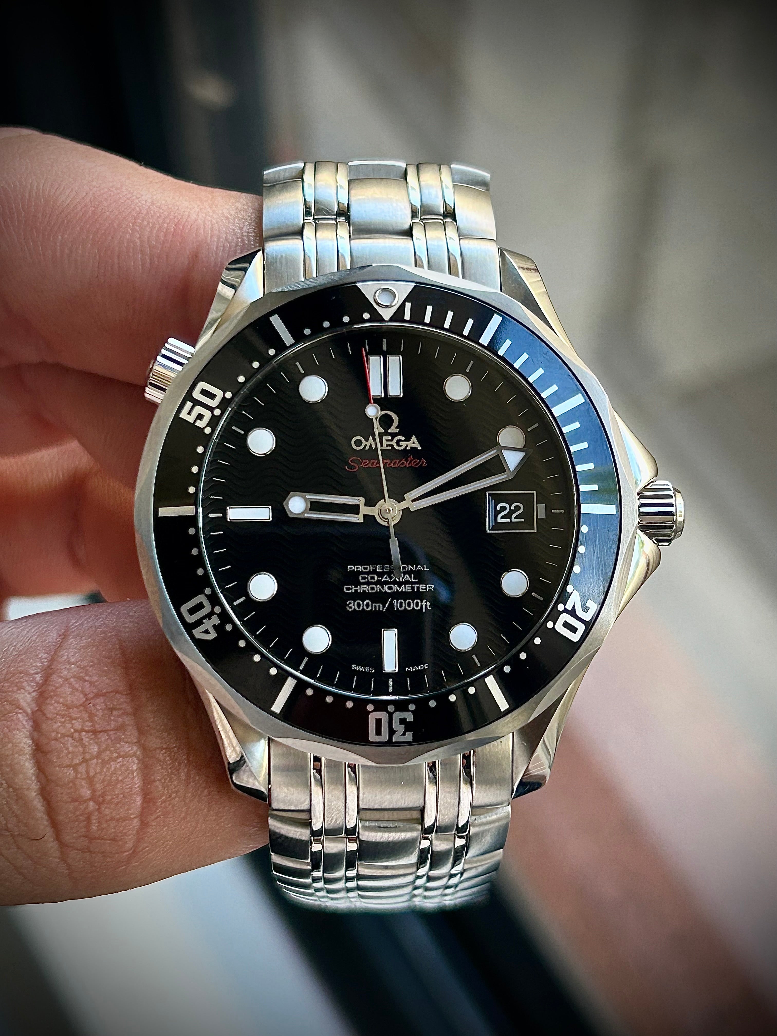 2010 OMEGA SEAMASTER 300, FULL SET, INC GST