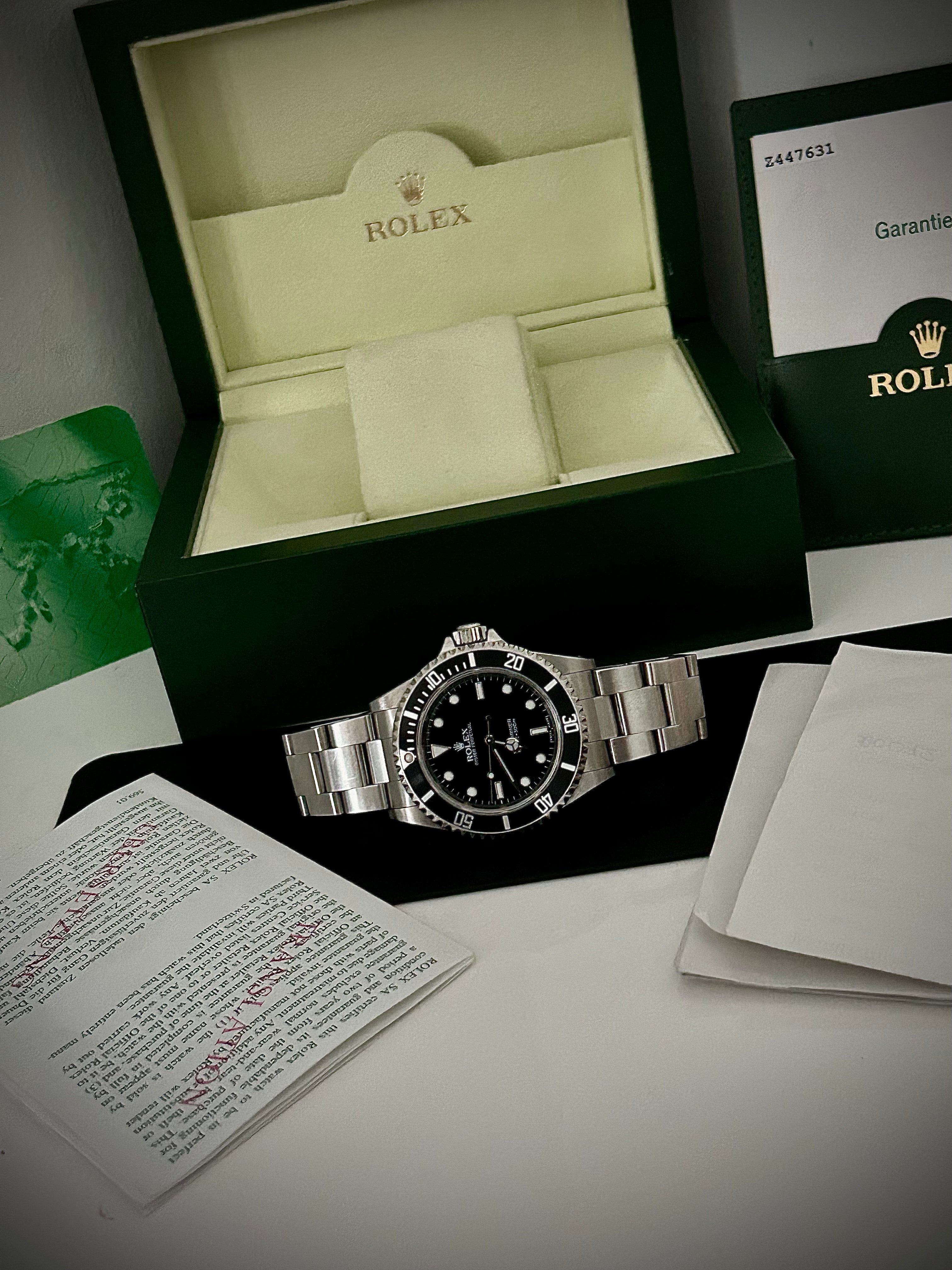 2006 ROLEX SUBMARINER NO-DATE 14060M, FULL SET
