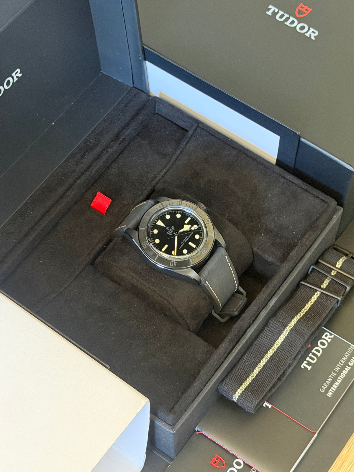 2025 TUDOR BLACK BAY CERAMIC, M79210CNU-0001, FULL SET, INC GST