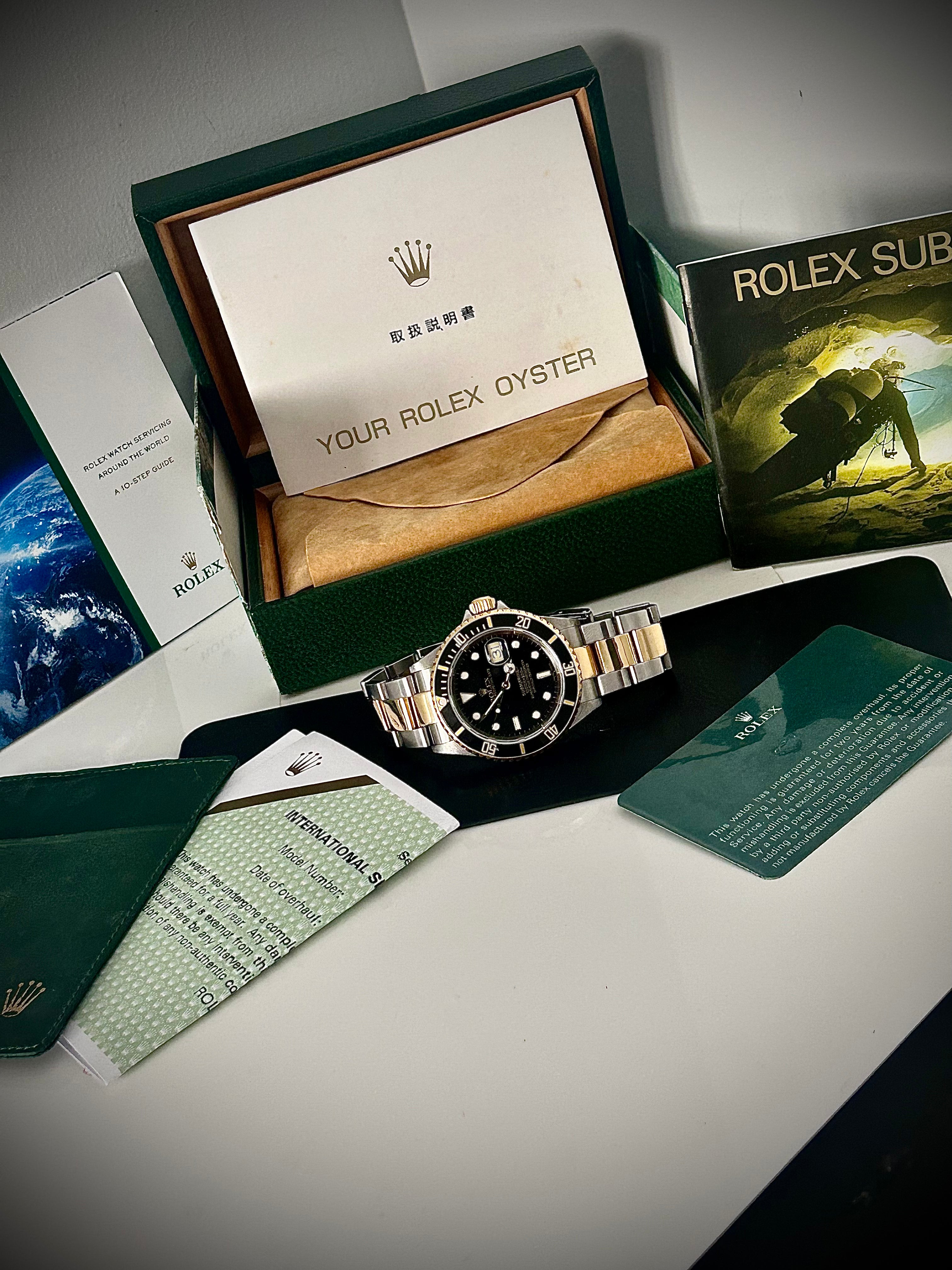2000 ROLEX SUBMARINER DATE "Blacksey" 16613LN