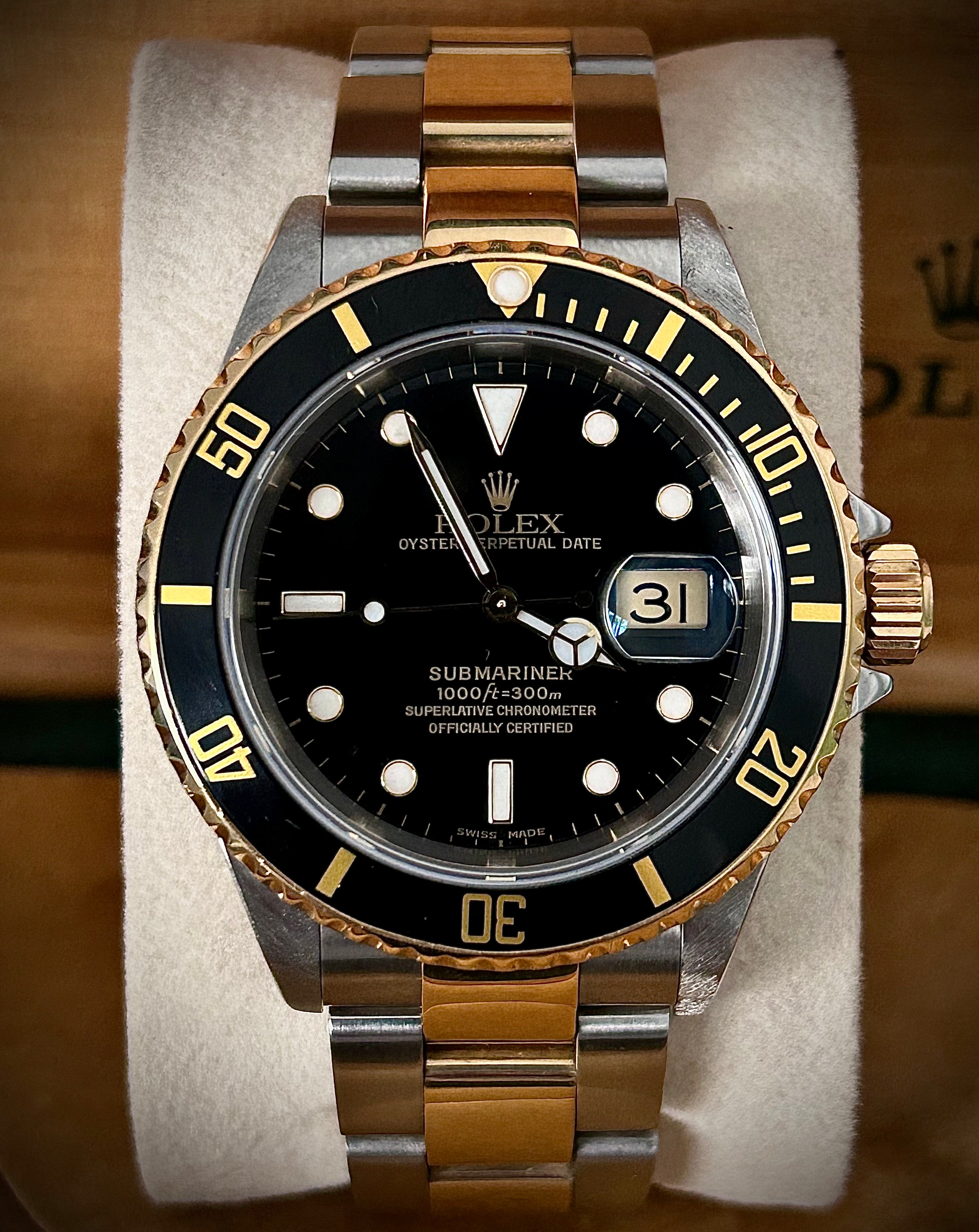 2000 ROLEX SUBMARINER DATE "Blacksey" 16613LN
