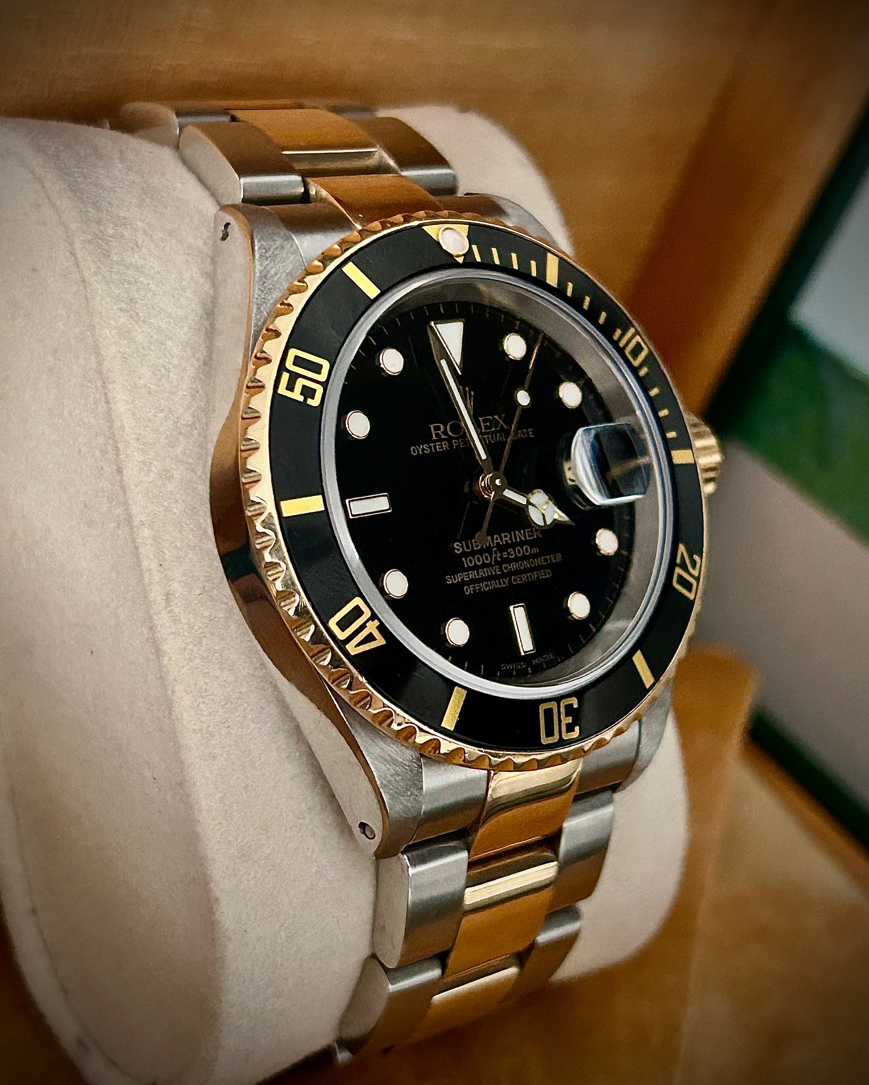 2000 ROLEX SUBMARINER DATE "Blacksey" 16613LN